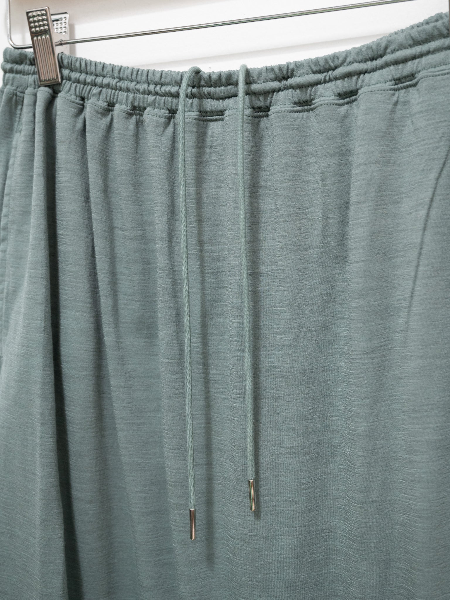 Namu Shop - Unfil Superfine Merino Plain Jersey Skirt - Patina Green