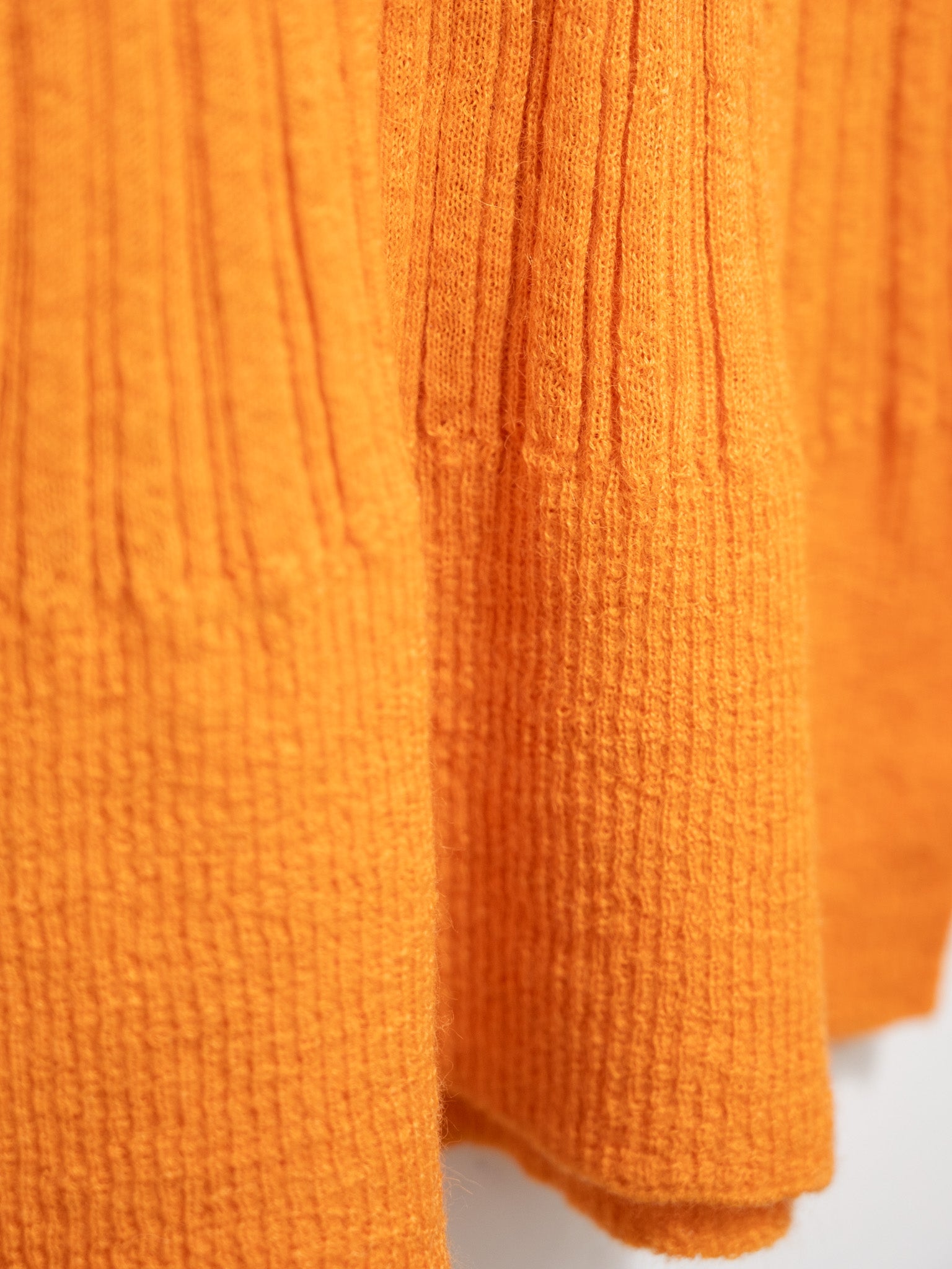 Namu Shop - Unfil Baby Suri Alpaca High Neck Sweater - Light Orange