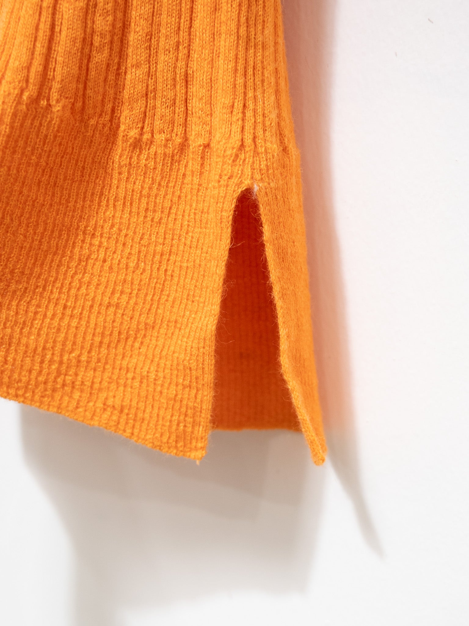 Namu Shop - Unfil Baby Suri Alpaca High Neck Sweater - Light Orange