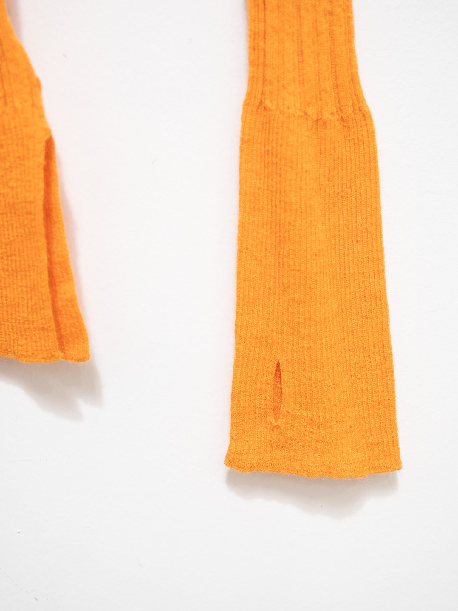 Namu Shop - Unfil Baby Suri Alpaca High Neck Sweater - Light Orange