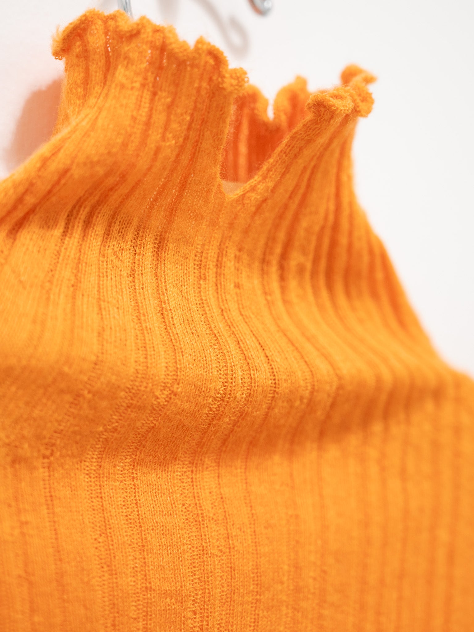 Namu Shop - Unfil Baby Suri Alpaca High Neck Sweater - Light Orange