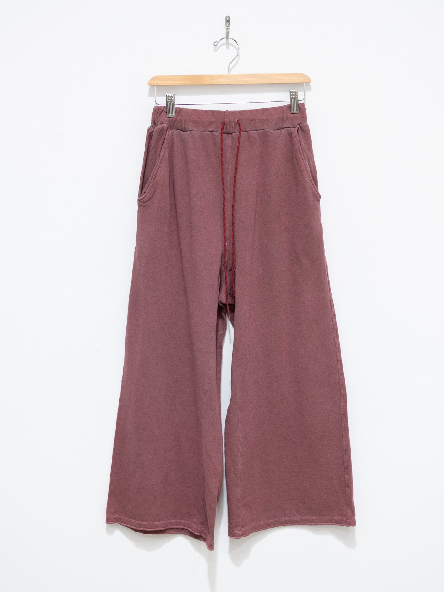 Namu Shop - ICHI Pigment Dyed Sweatpants - Red