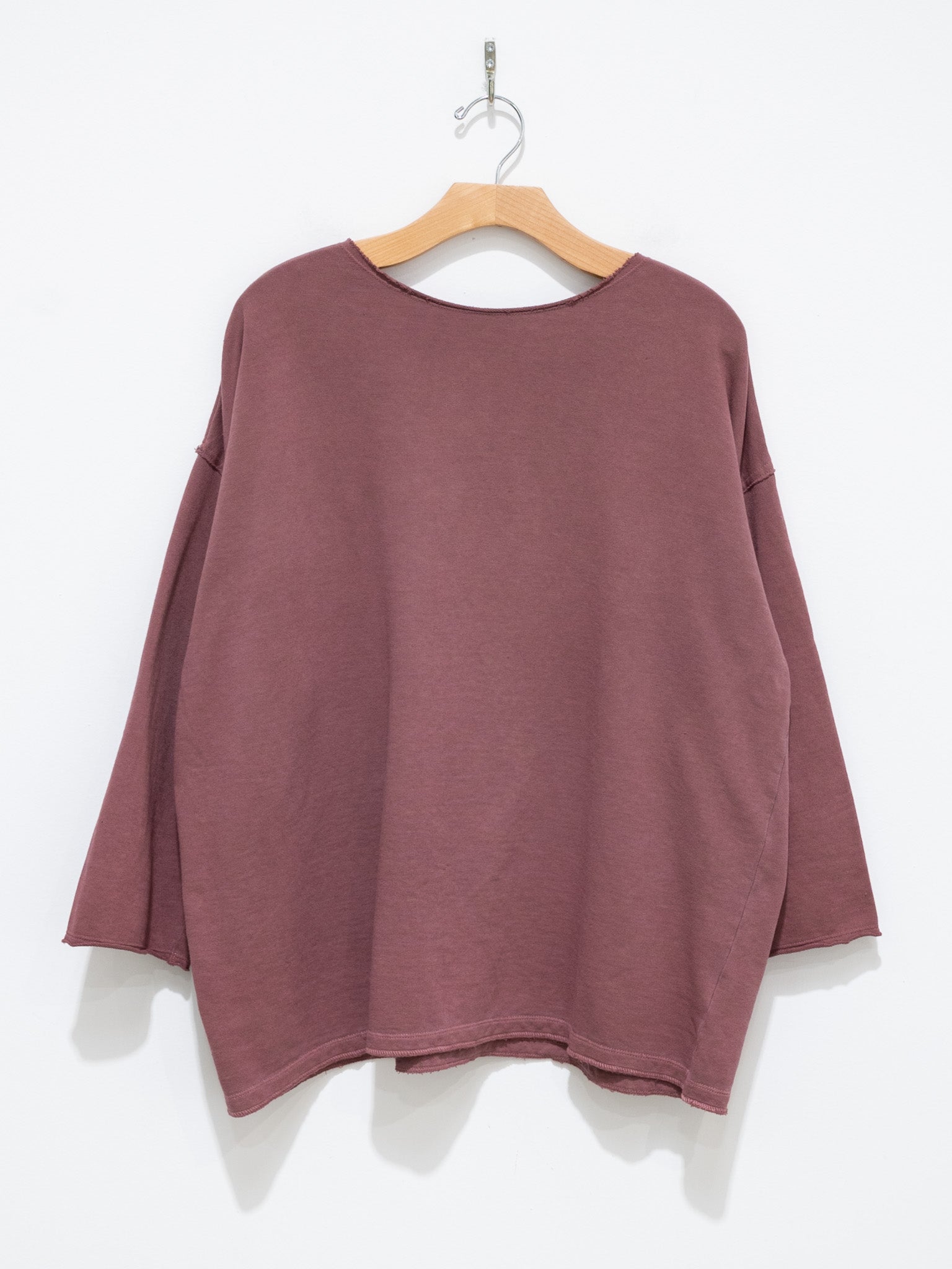 Namu Shop - ICHI Pigment Dyed Crewneck Pullover - Red