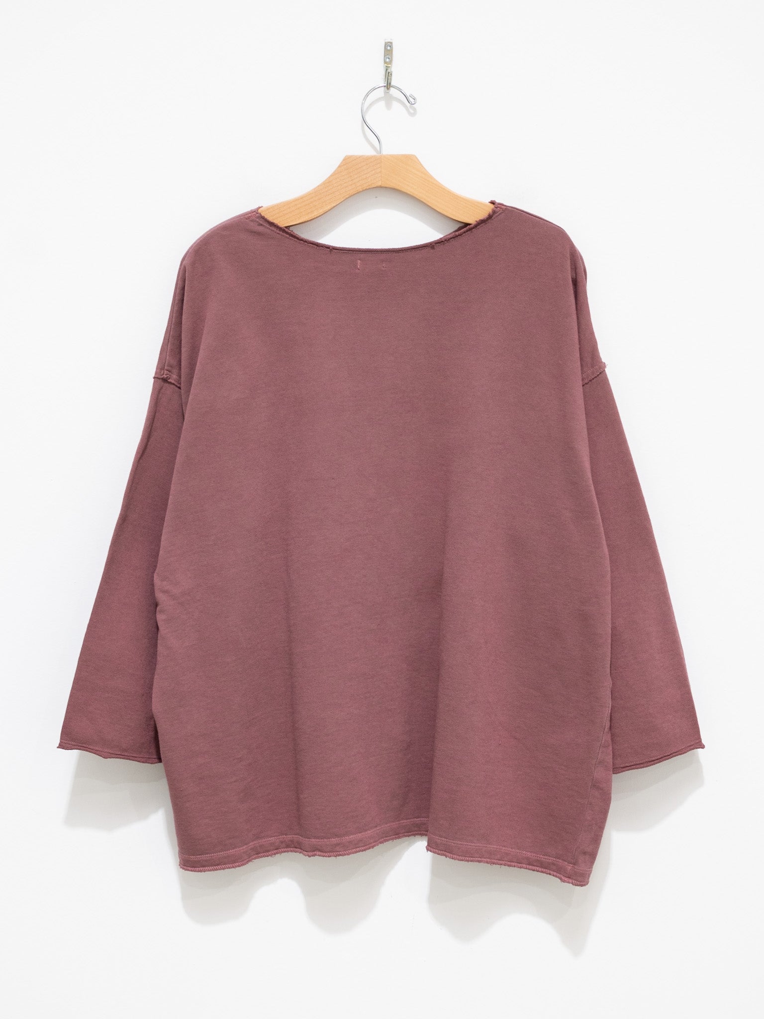 Namu Shop - ICHI Pigment Dyed Crewneck Pullover - Red