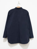 Namu Shop - Y Organic Cotton High Density Satin Shirt - Navy