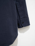Namu Shop - Y Organic Cotton High Density Satin Shirt - Navy