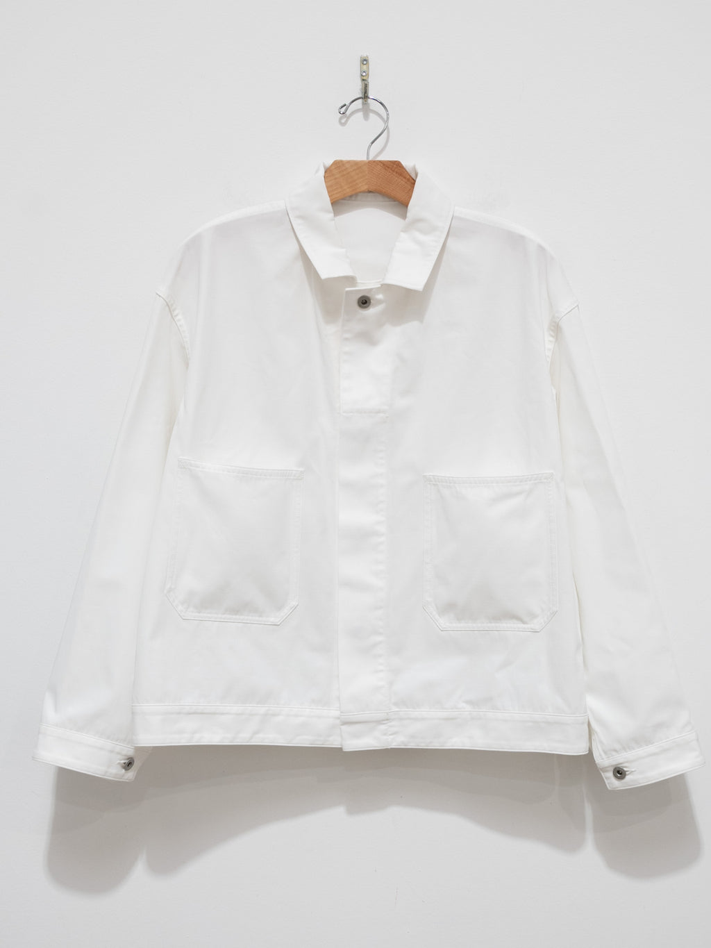 Namu Shop - Y Organic Cotton Recycle Poly Twill Blouson - White