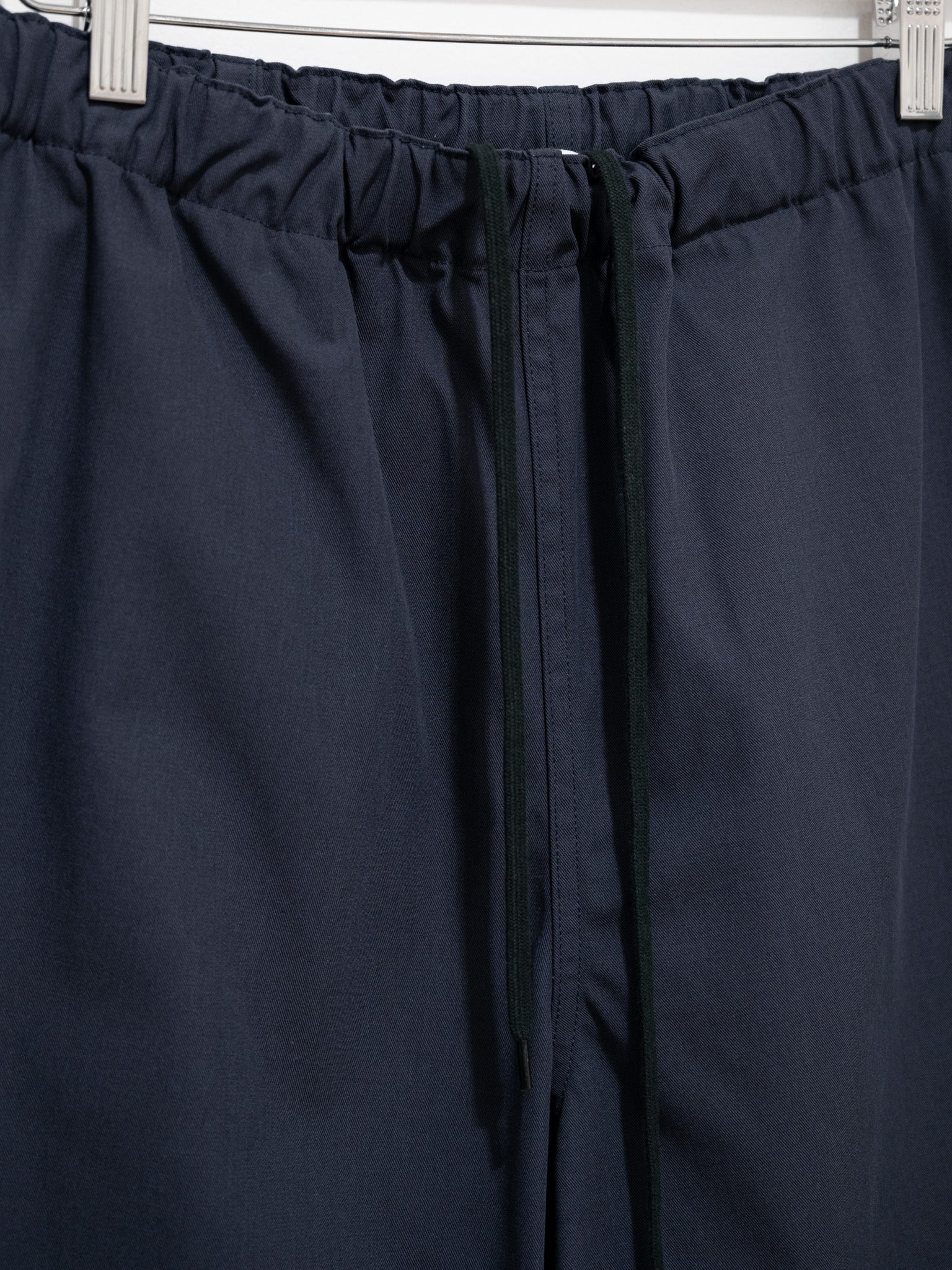 Namu Shop - Y Organic Cotton Recycle Poly Twill Tapered Easy Trousers - Navy