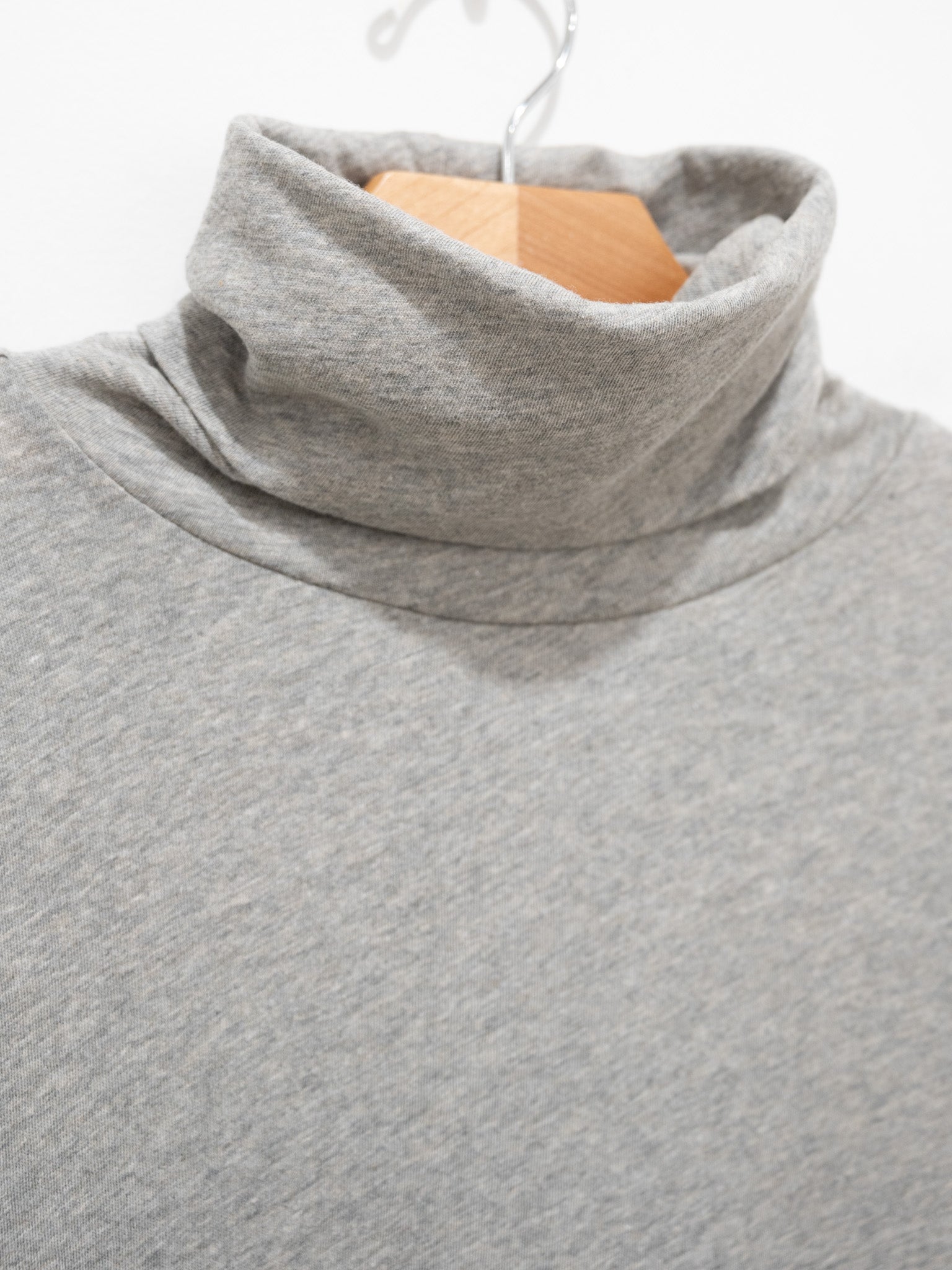 Namu Shop - ICHI Organic Cotton Turtleneck Tee - Gray