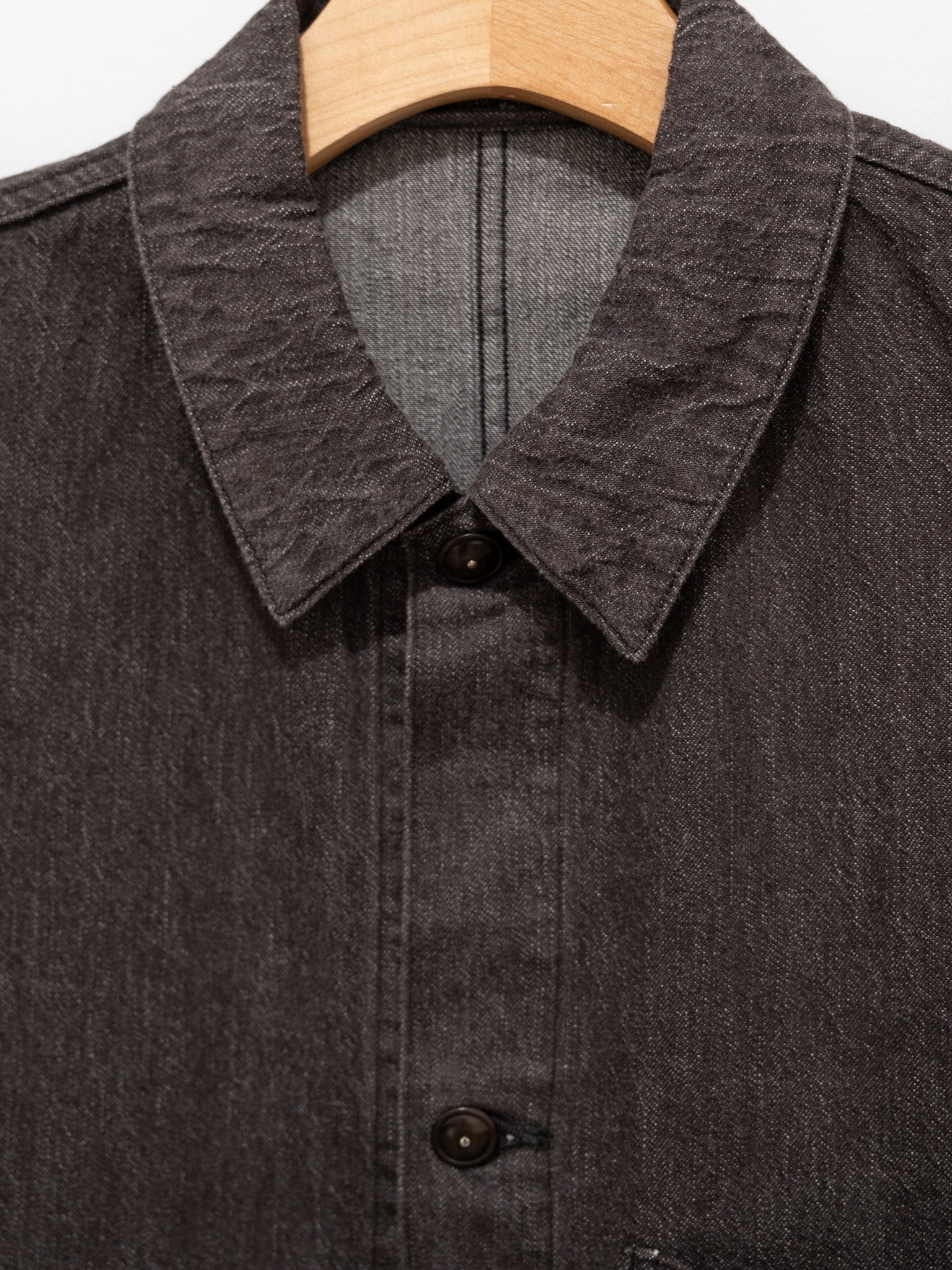 Namu Shop - Kaptain Sunshine Coverall Jacket - Brown Denim