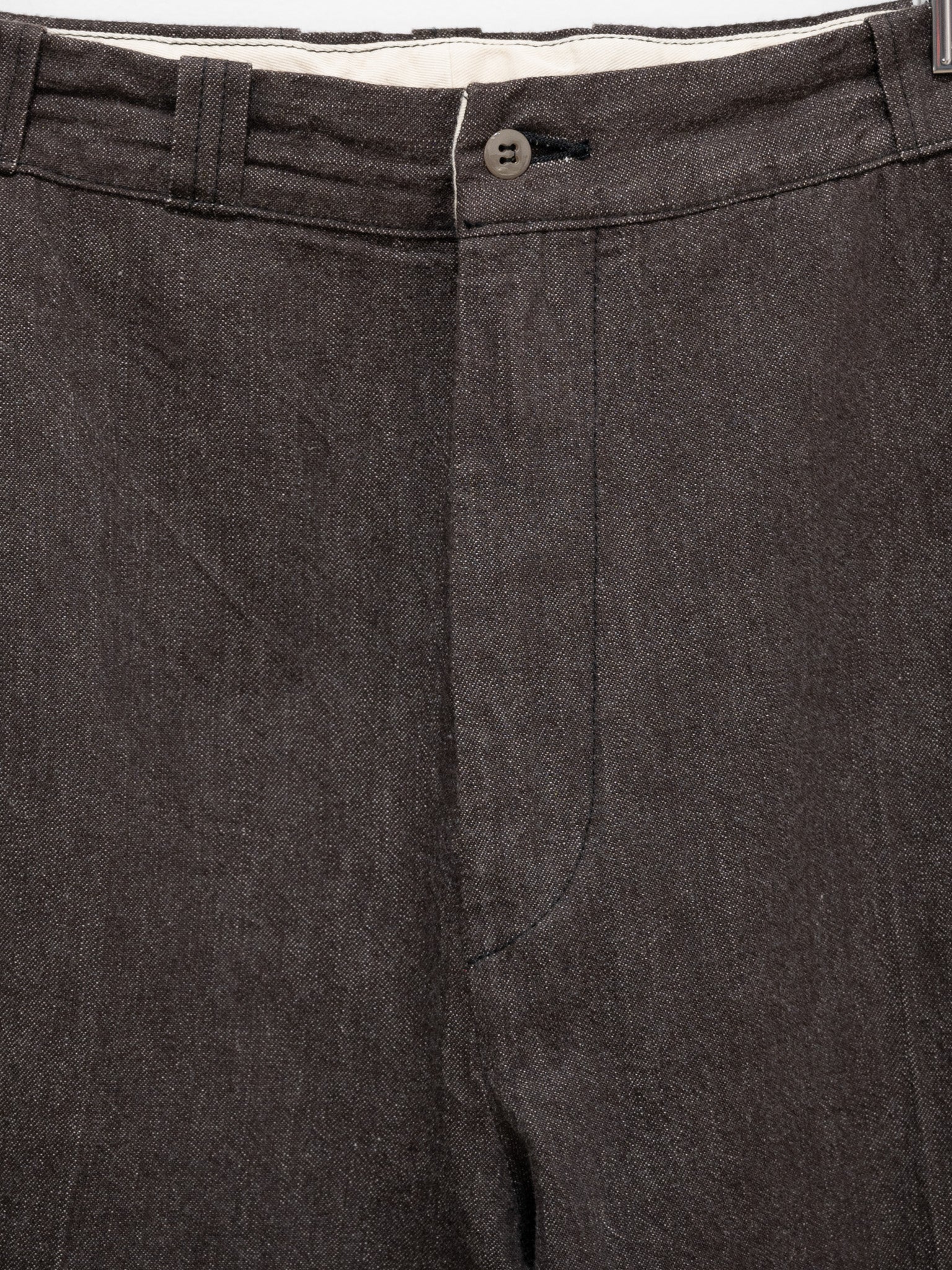 Namu Shop - Kaptain Sunshine Denim Trouser - Brown Vintage Wash