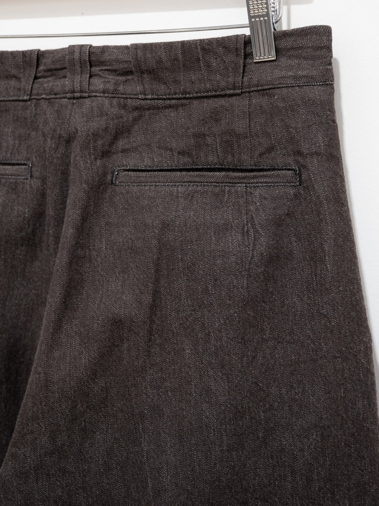 Namu Shop - Kaptain Sunshine Denim Trouser - Brown Vintage Wash