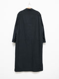Namu Shop - Yleve Cotton Linen High Twist Gabardine Tunic Dress - Navy