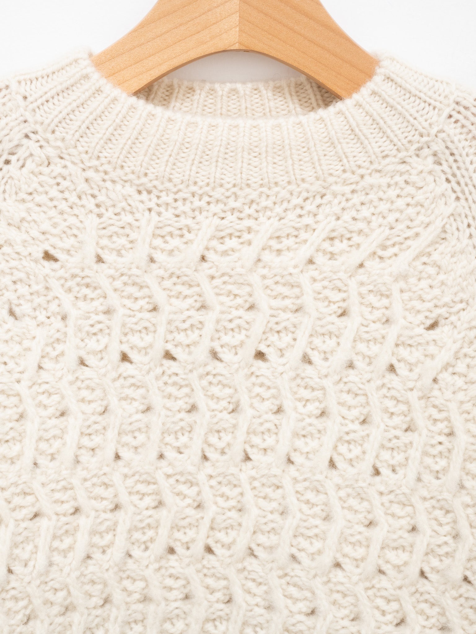 Namu Shop - Yleve Andean Highland Wool Knit Pullover - White