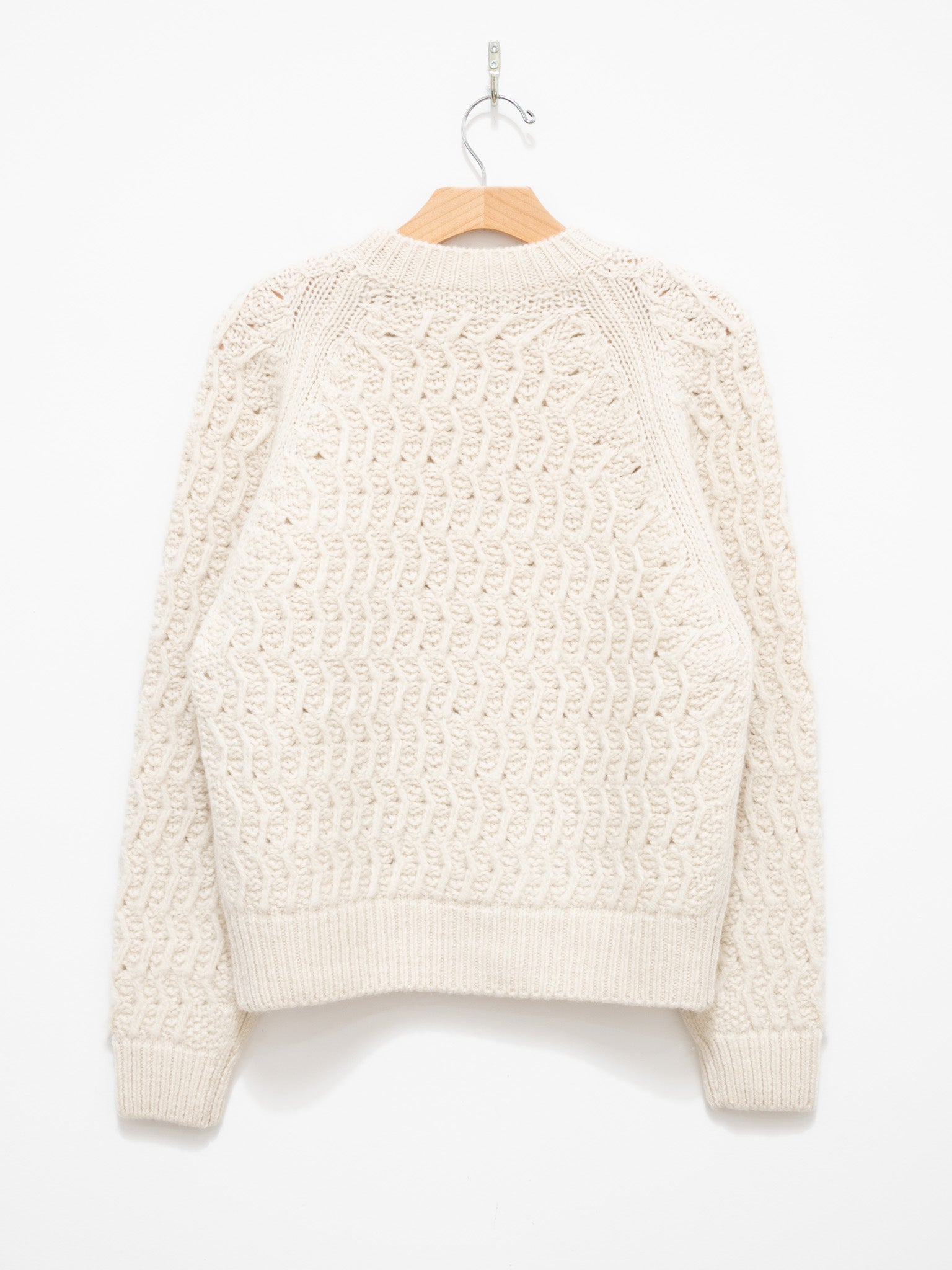 Namu Shop - Yleve Andean Highland Wool Knit Pullover - White