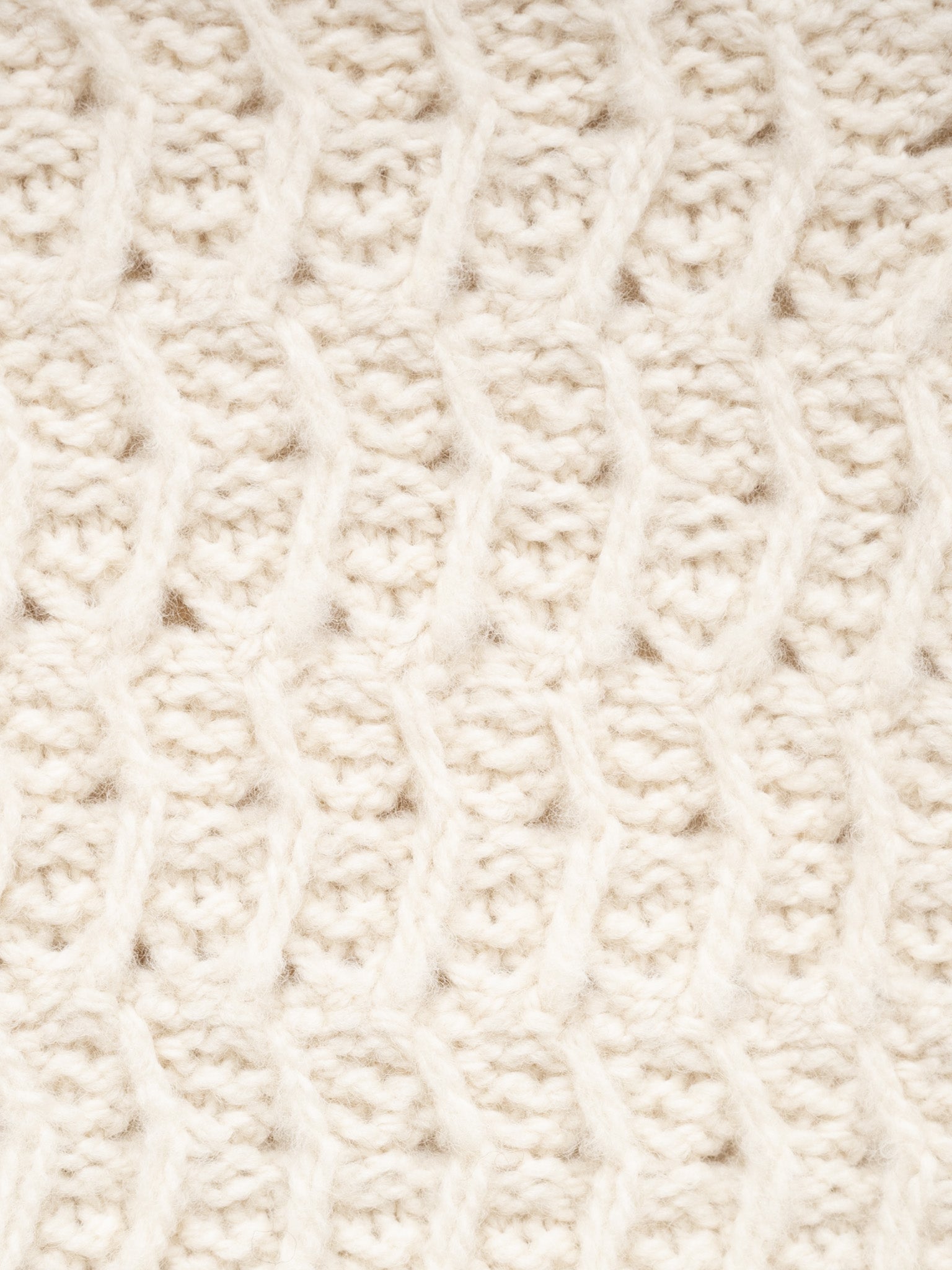 Namu Shop - Yleve Andean Highland Wool Knit Pullover - White