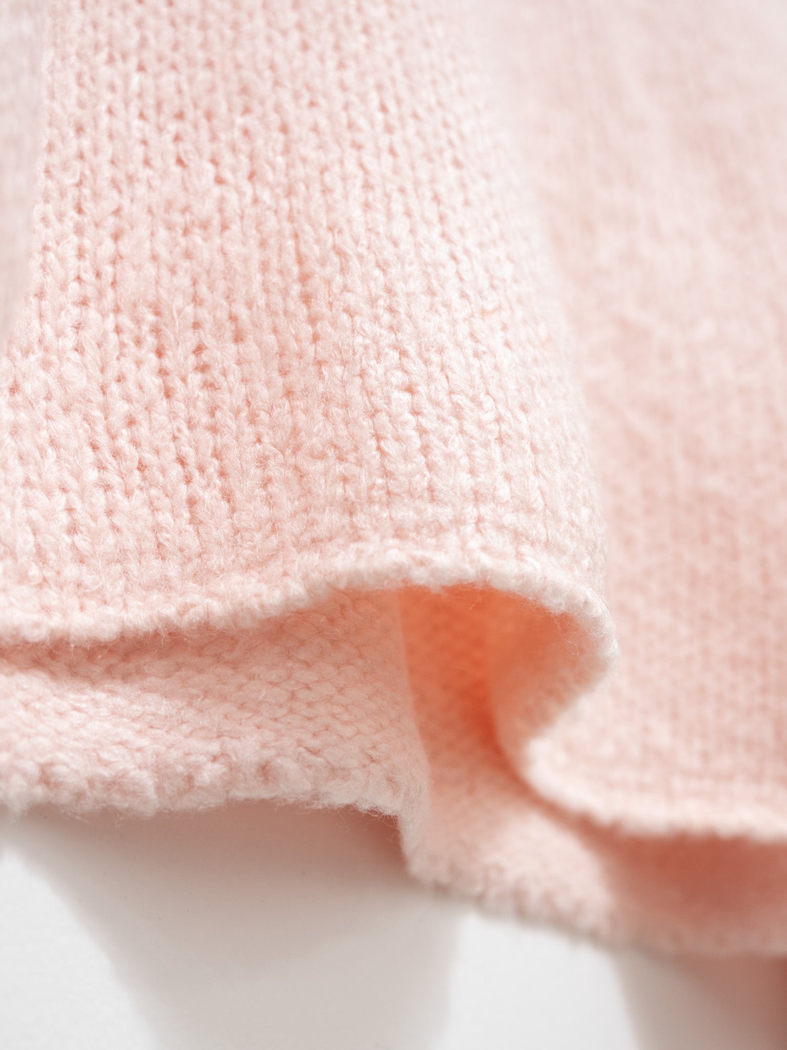 Namu Shop - Yleve Low Gauge Silk Knit Pullover - Pink