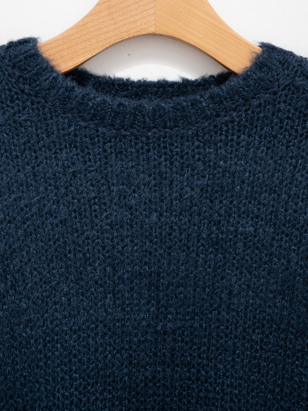 Namu Shop - Yleve Low Gauge Silk Knit Pullover - Navy