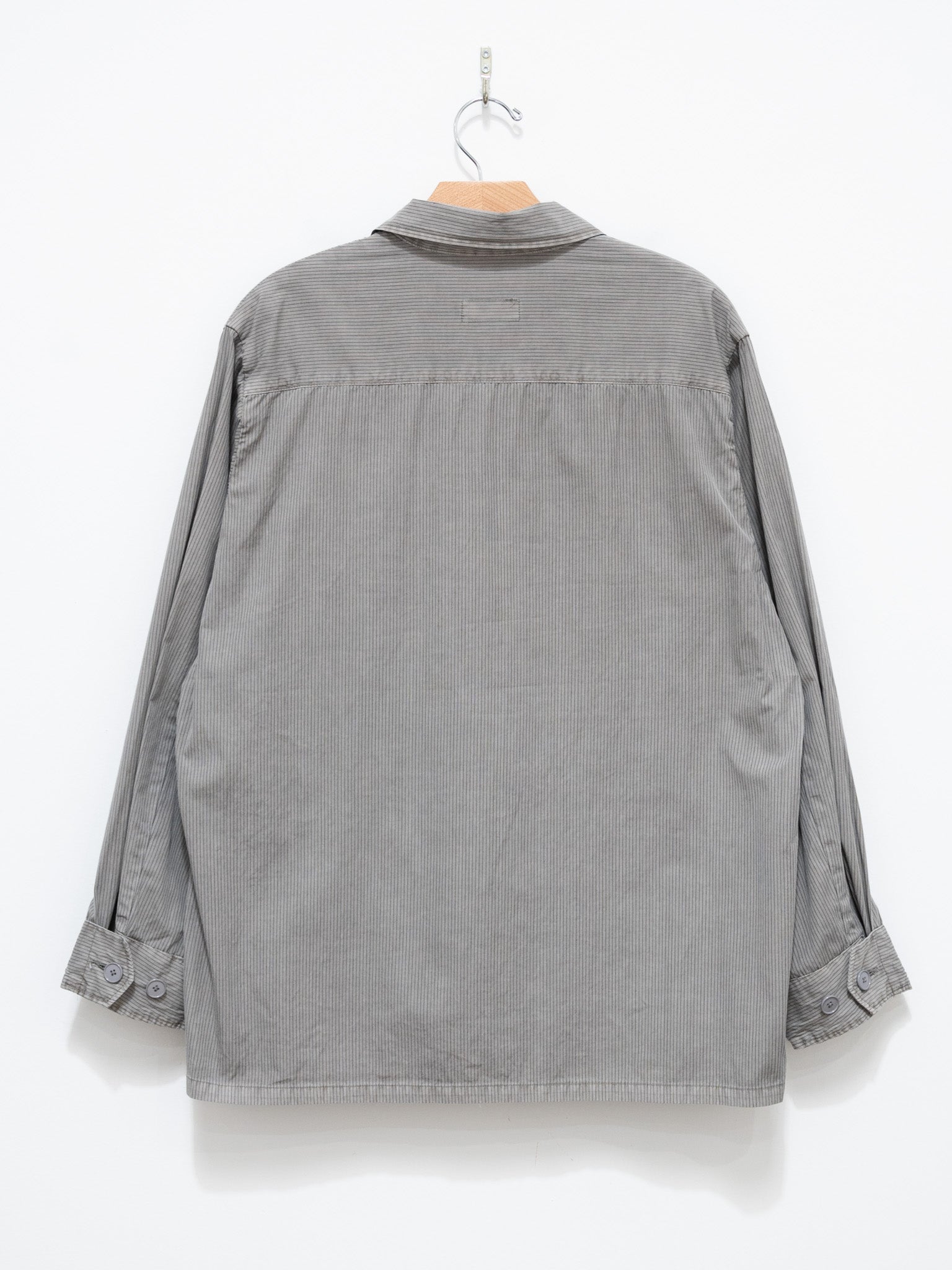 Namu Shop - S H Fatigue Shirt - Gray Stripe