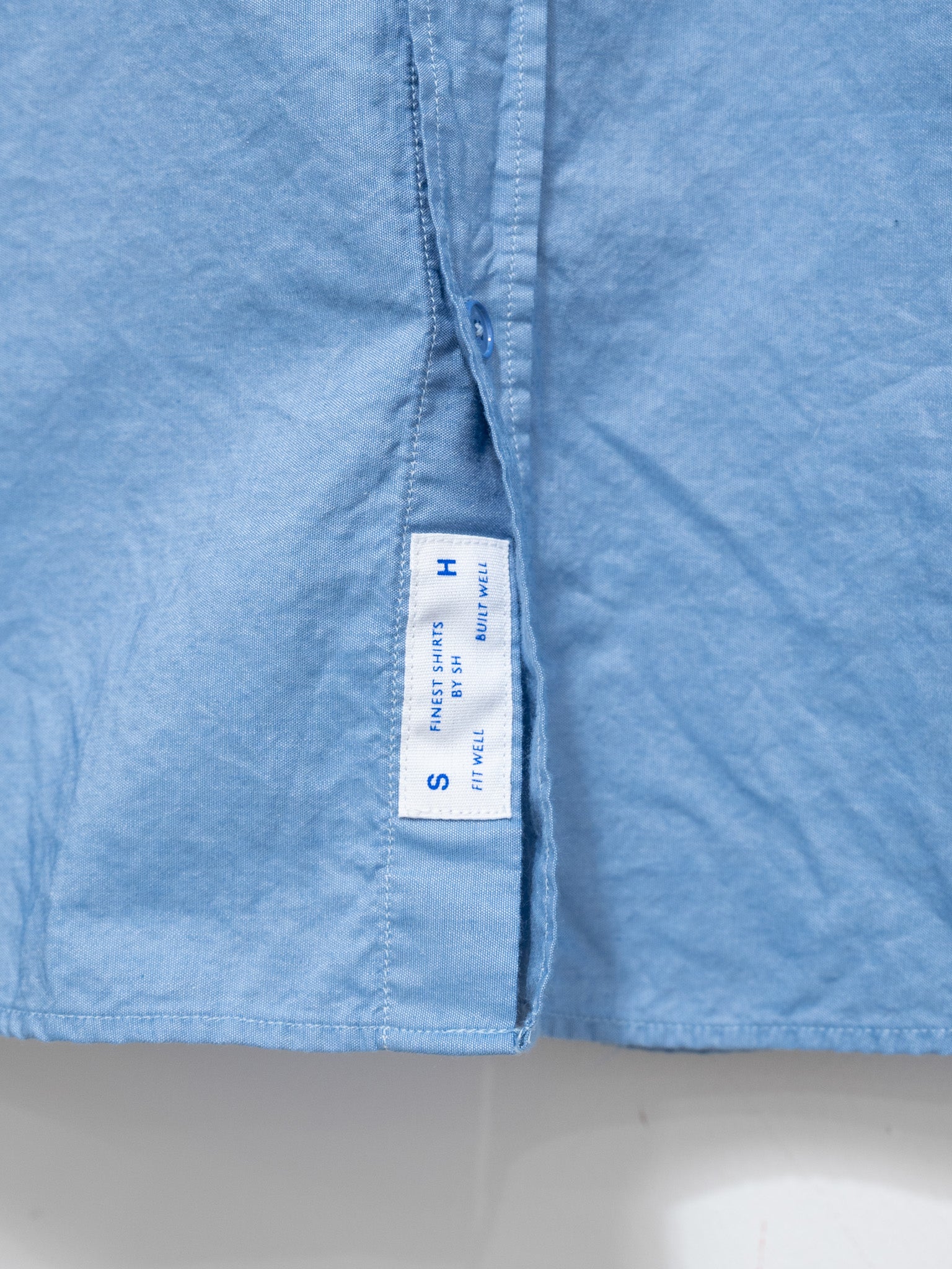 Namu Shop - S H Western Shirt - Blue Chambray