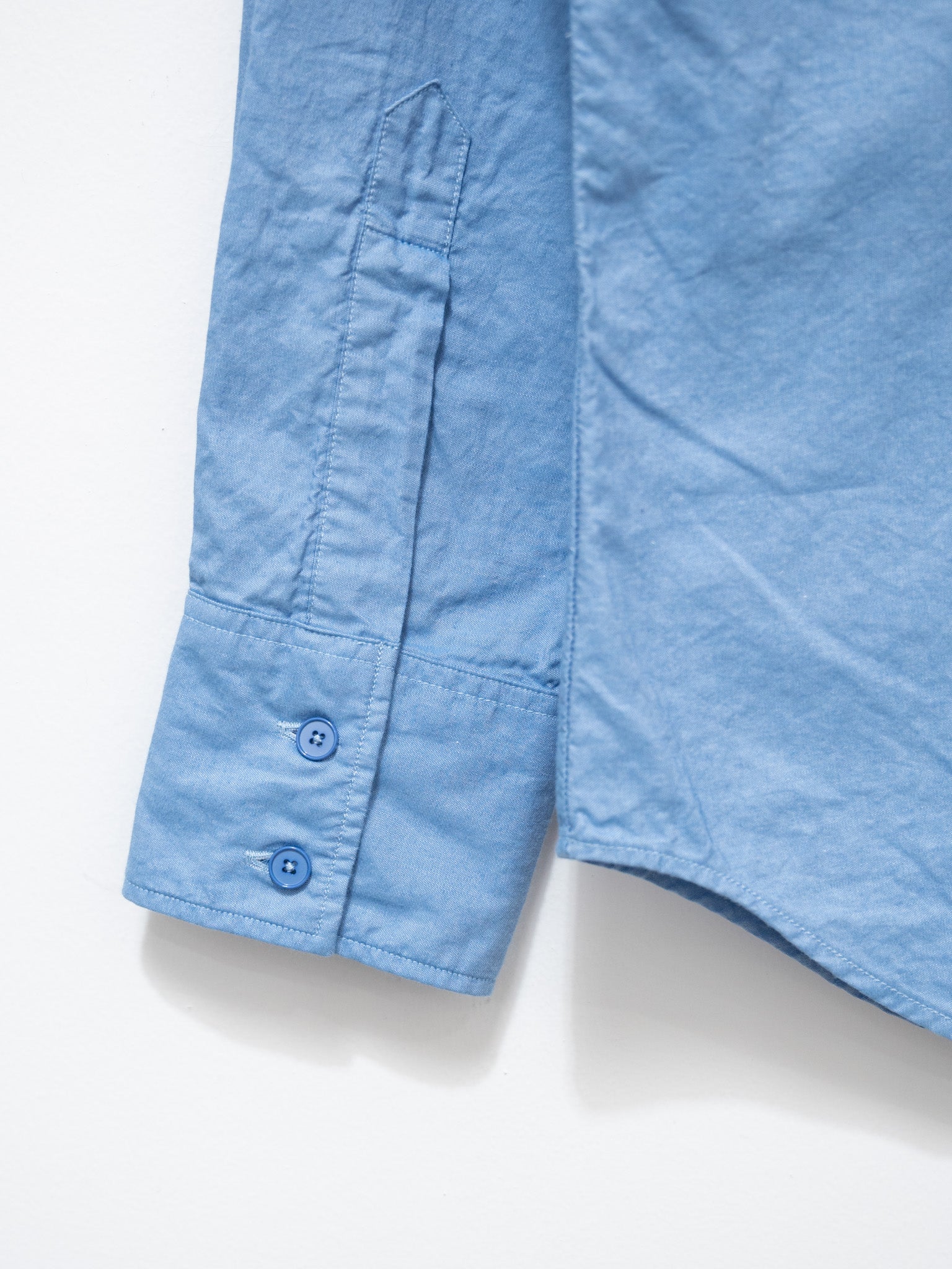 Namu Shop - S H Western Shirt - Blue Chambray