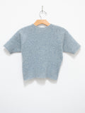 Namu Shop - Auralee Milled Yak Cashmere Knit Tee - Light Blue
