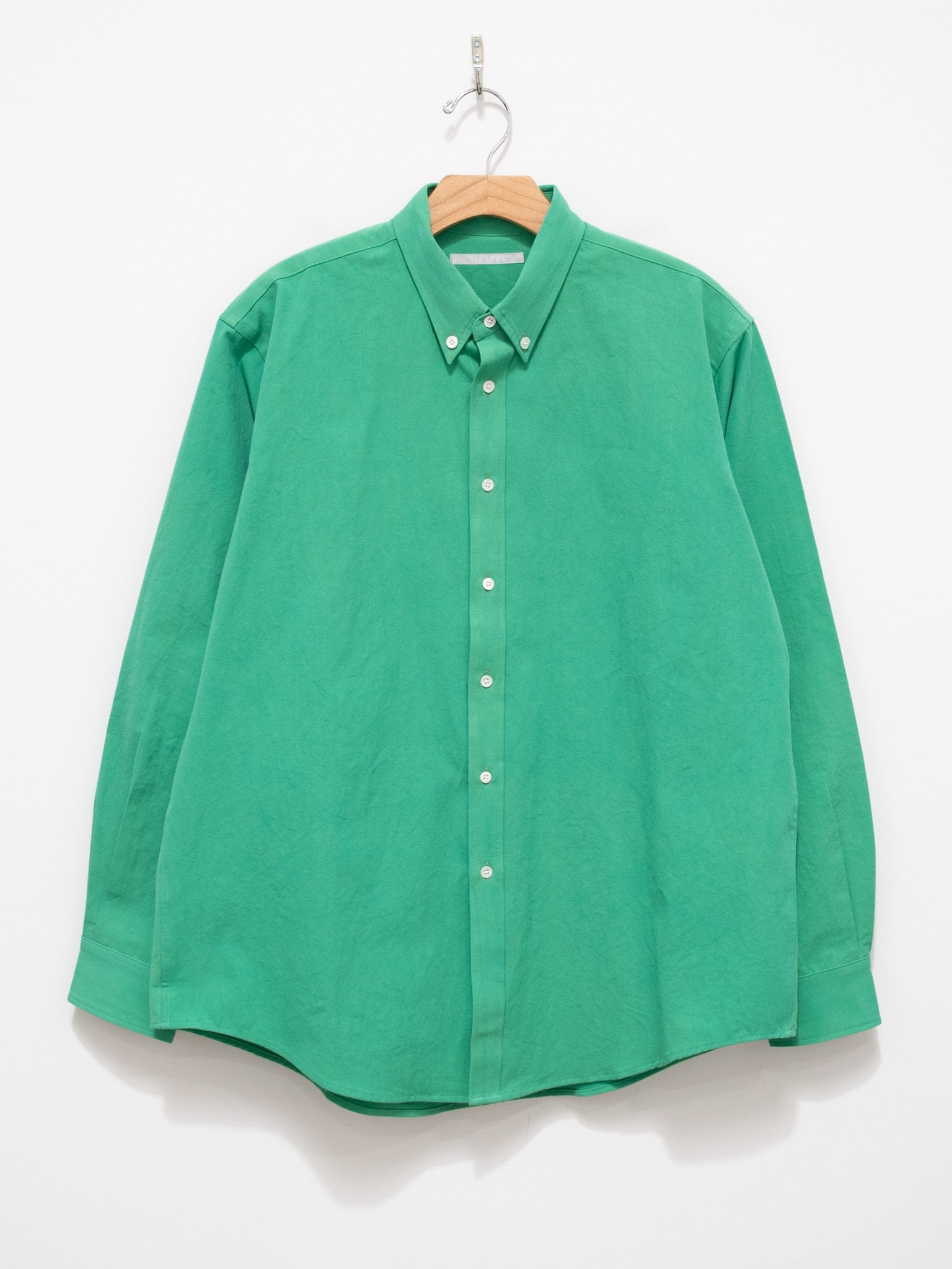 Namu Shop - Hatski Relaxed Button Down Shirt - Green