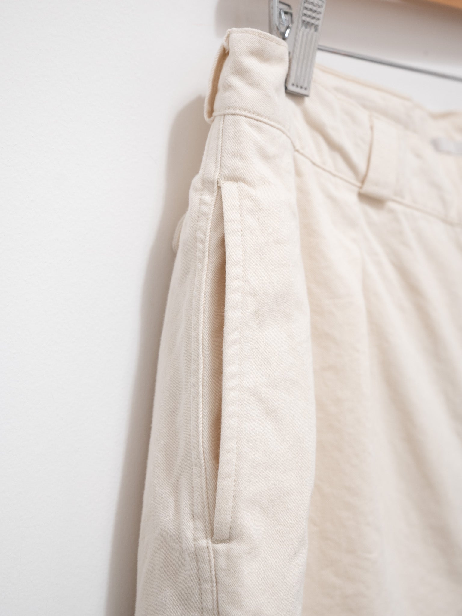 Namu Shop - Hatski 2-Tack Easy Chino Pants - Ecru