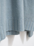 Namu Shop - Auralee Washed French Merino Knit P/O - Light Blue