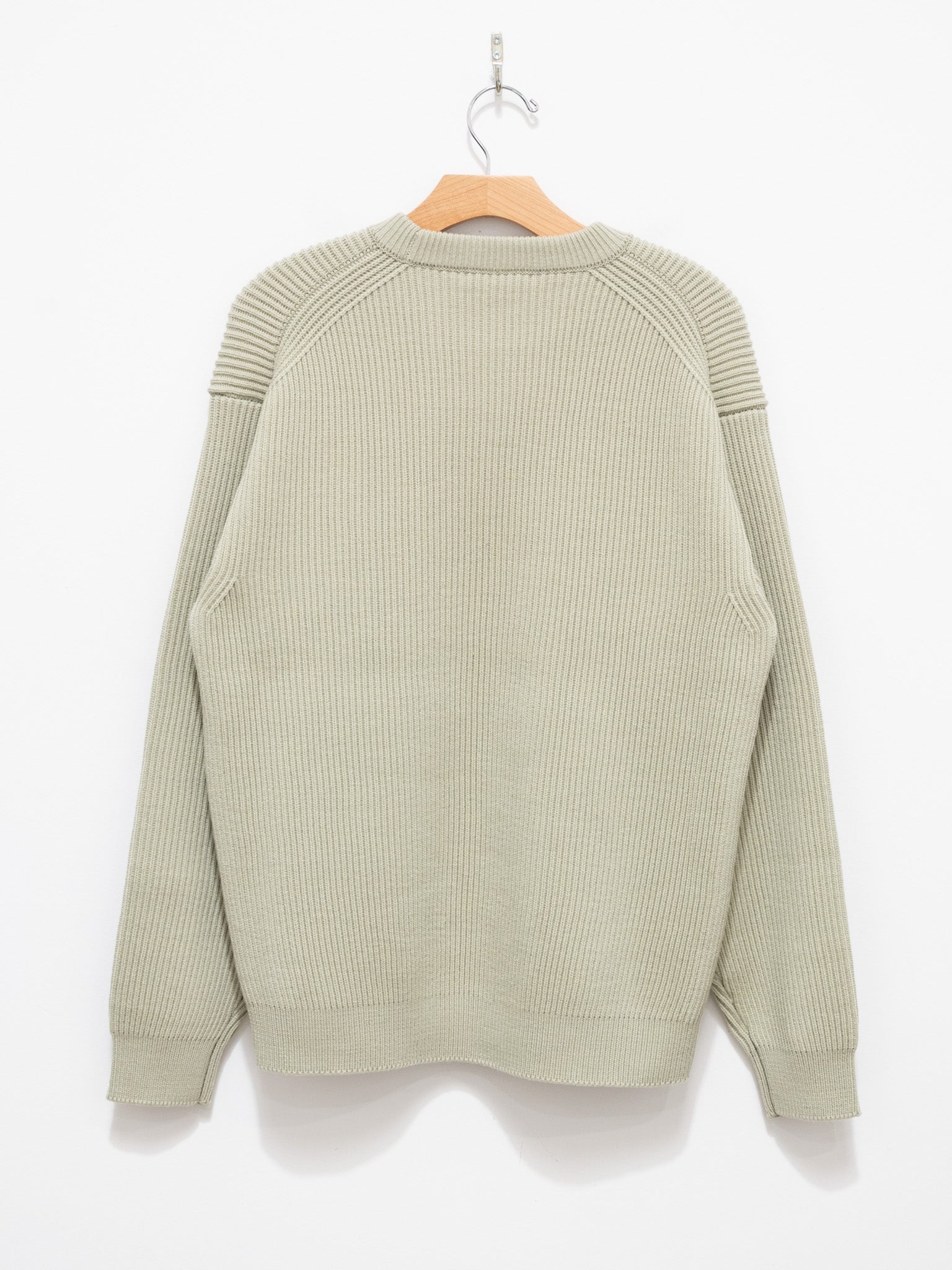 Namu Shop - Auralee French Merino Rib Knit P/O - Light Khaki