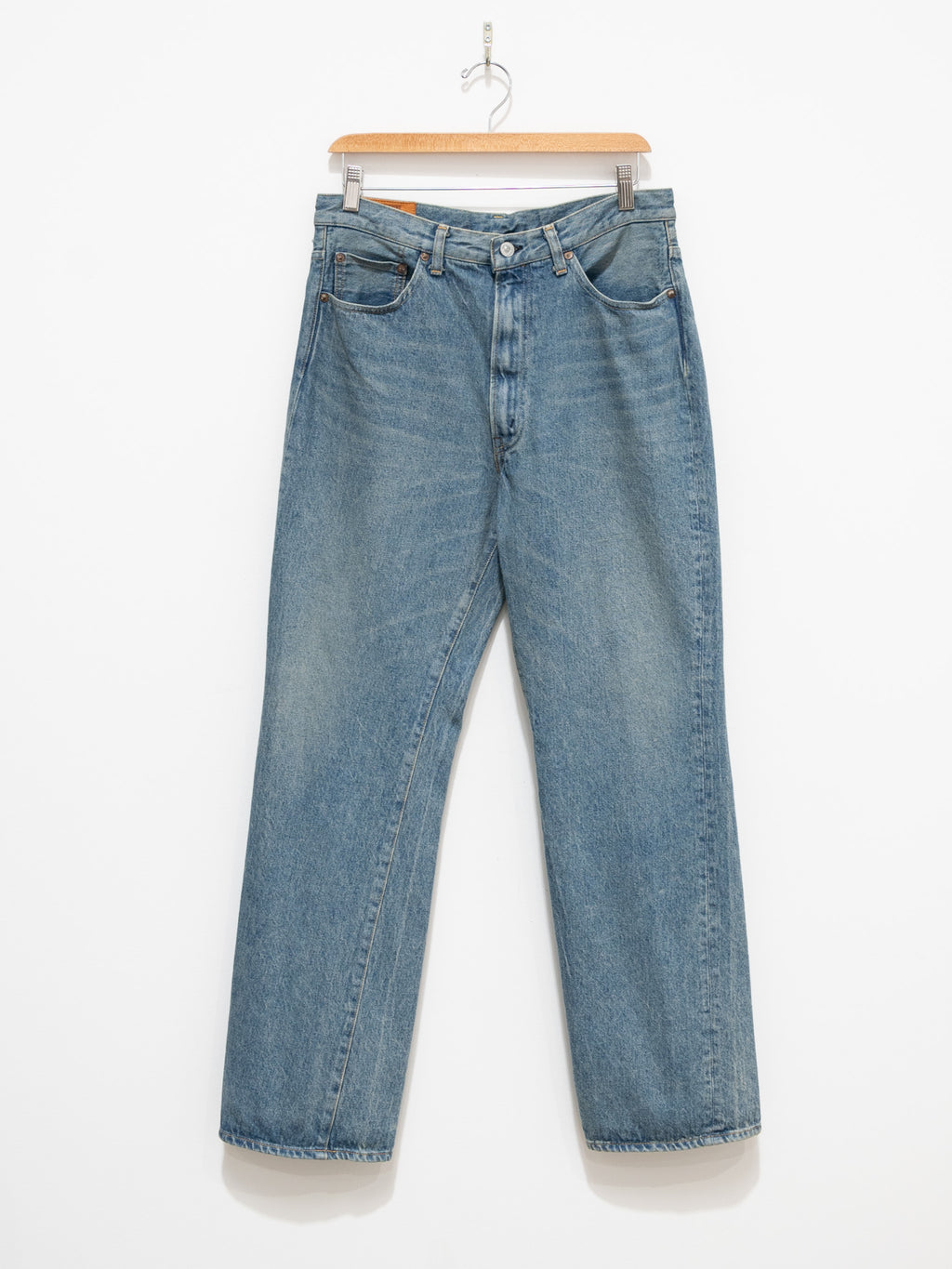 Namu Shop - Kaptain Sunshine Skate Shoecut Denim Pants - Indigo Vintage Wash