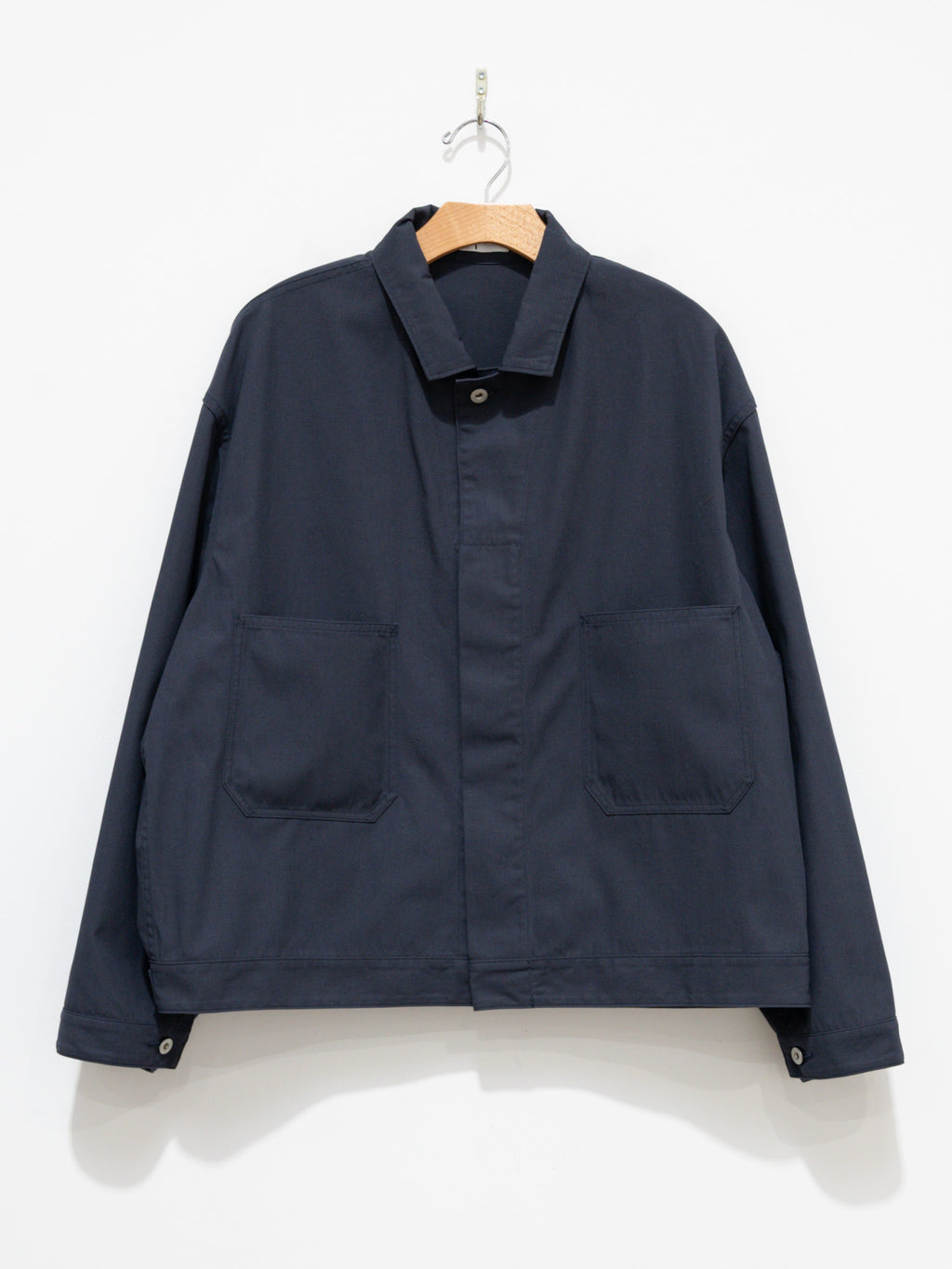 Namu Shop - Y Organic Cotton Recycle Poly Twill Blouson - Navy