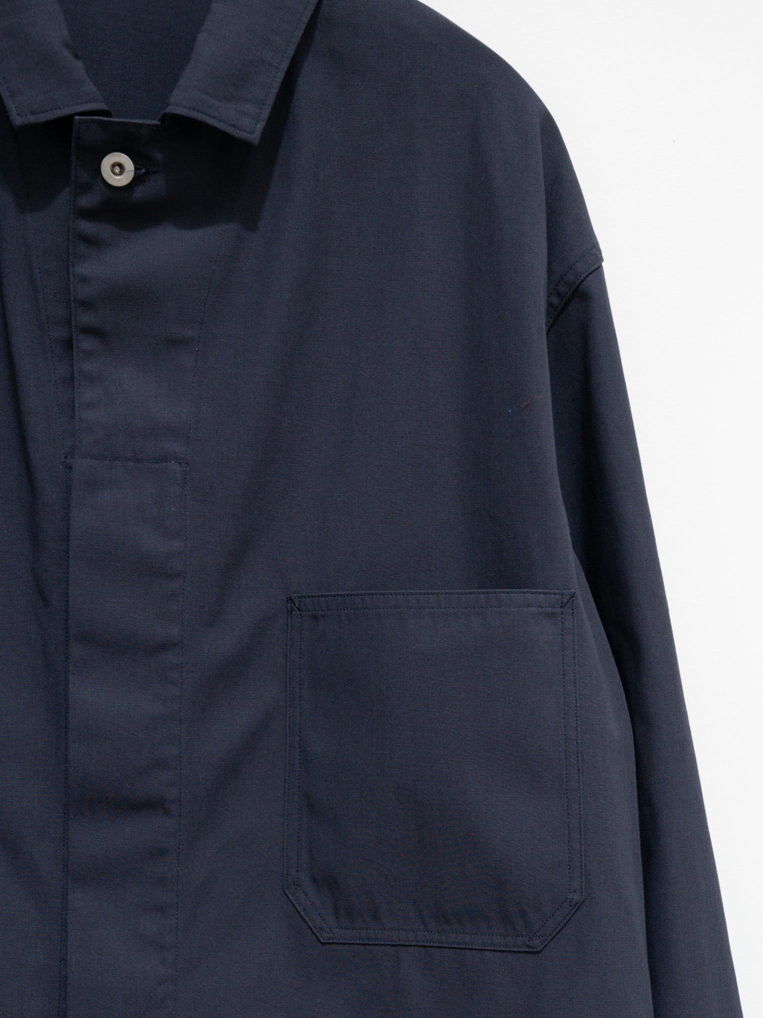 Namu Shop - Y Organic Cotton Recycle Poly Twill Blouson - Navy