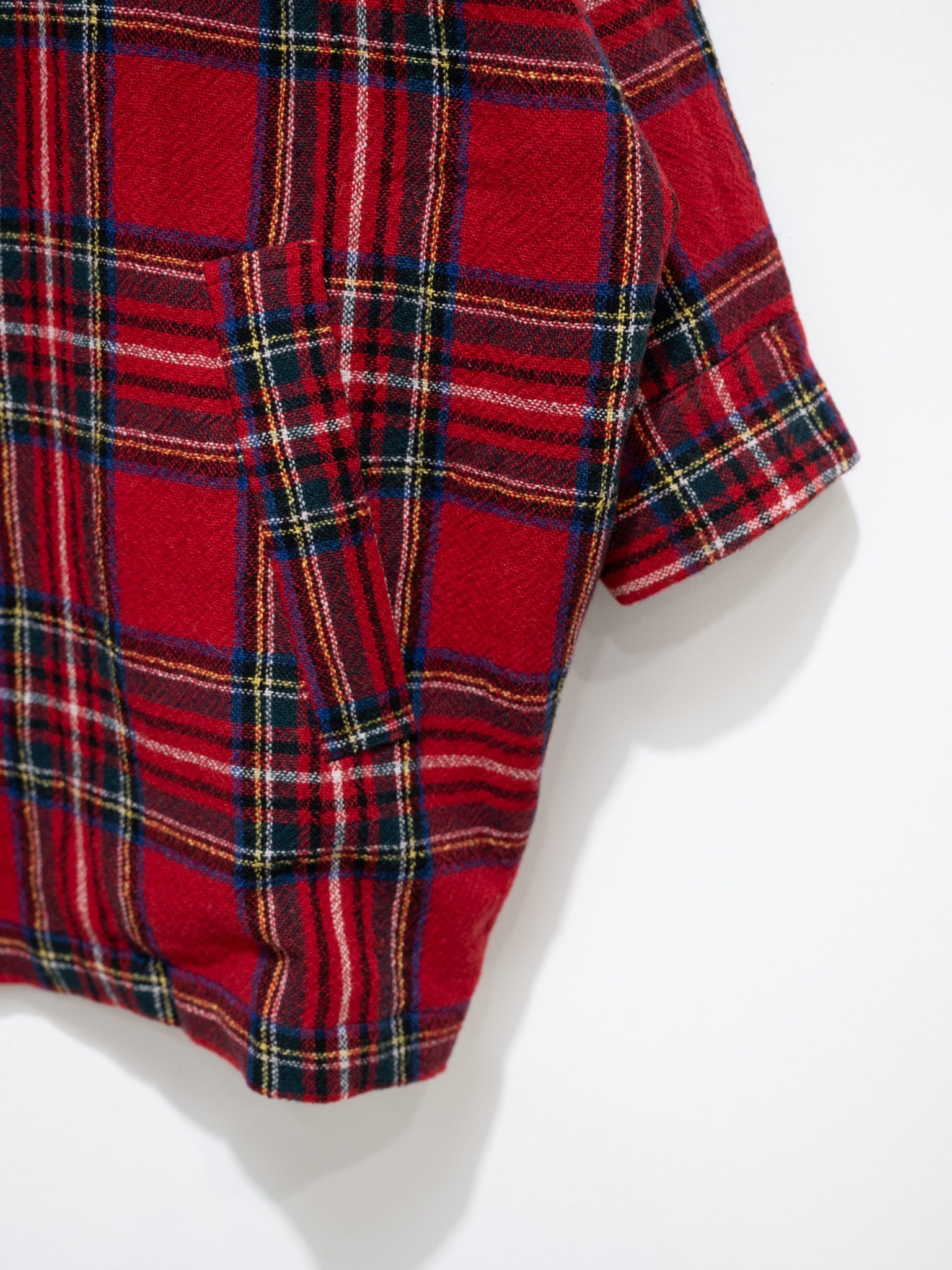 Namu Shop - ICHI Brushed Wool Overshirt - Red