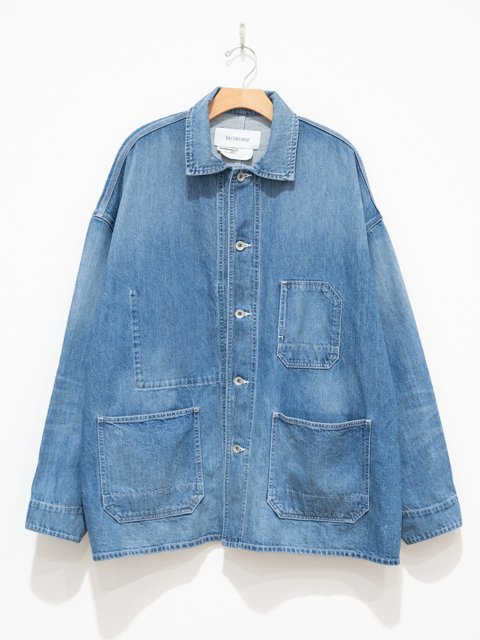 Namu Shop - Veritecoeur Relaxed Work Jacket - Indigo