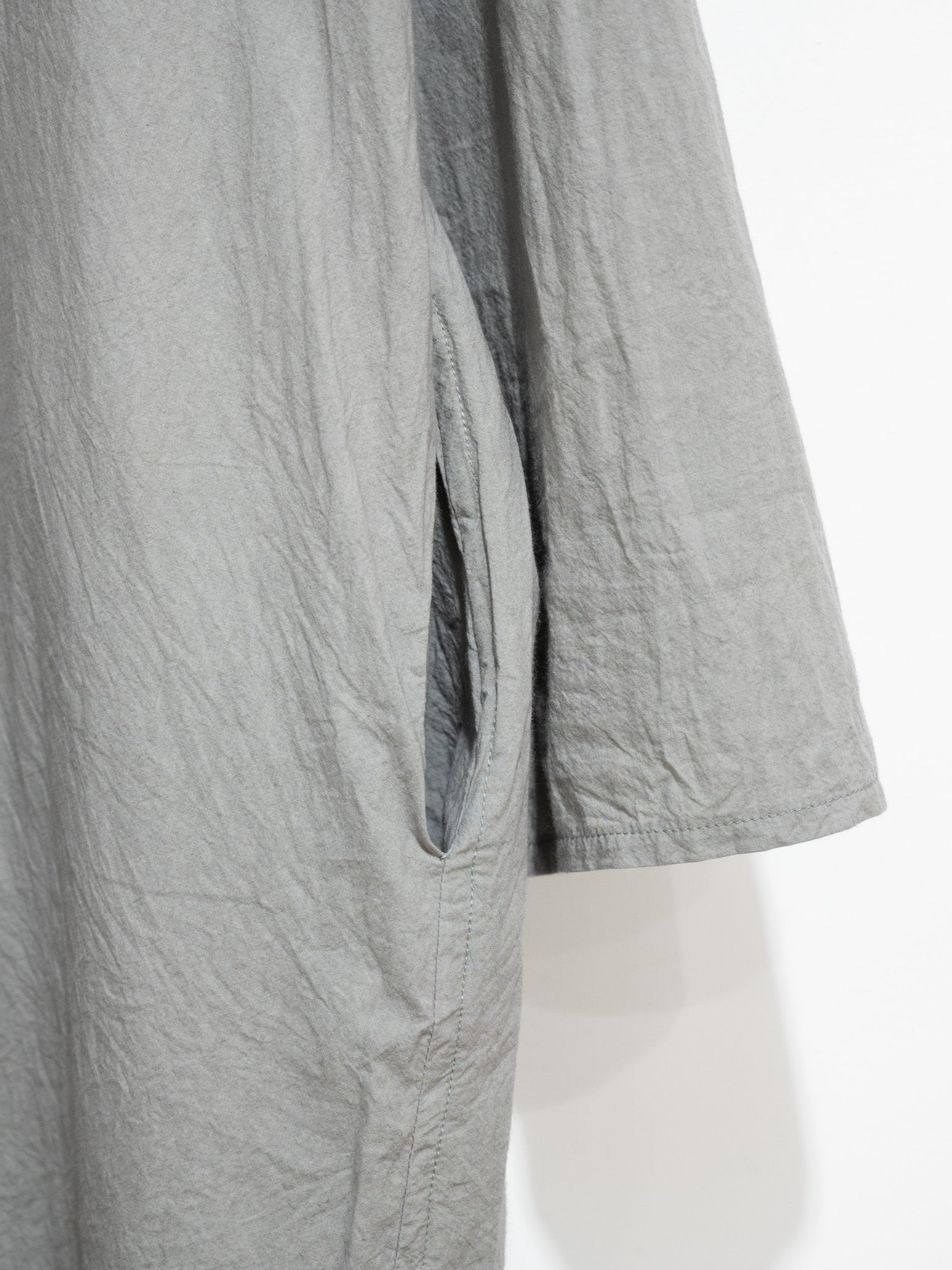 Namu Shop - Veritecoeur Tailored Collar Dress - Gray