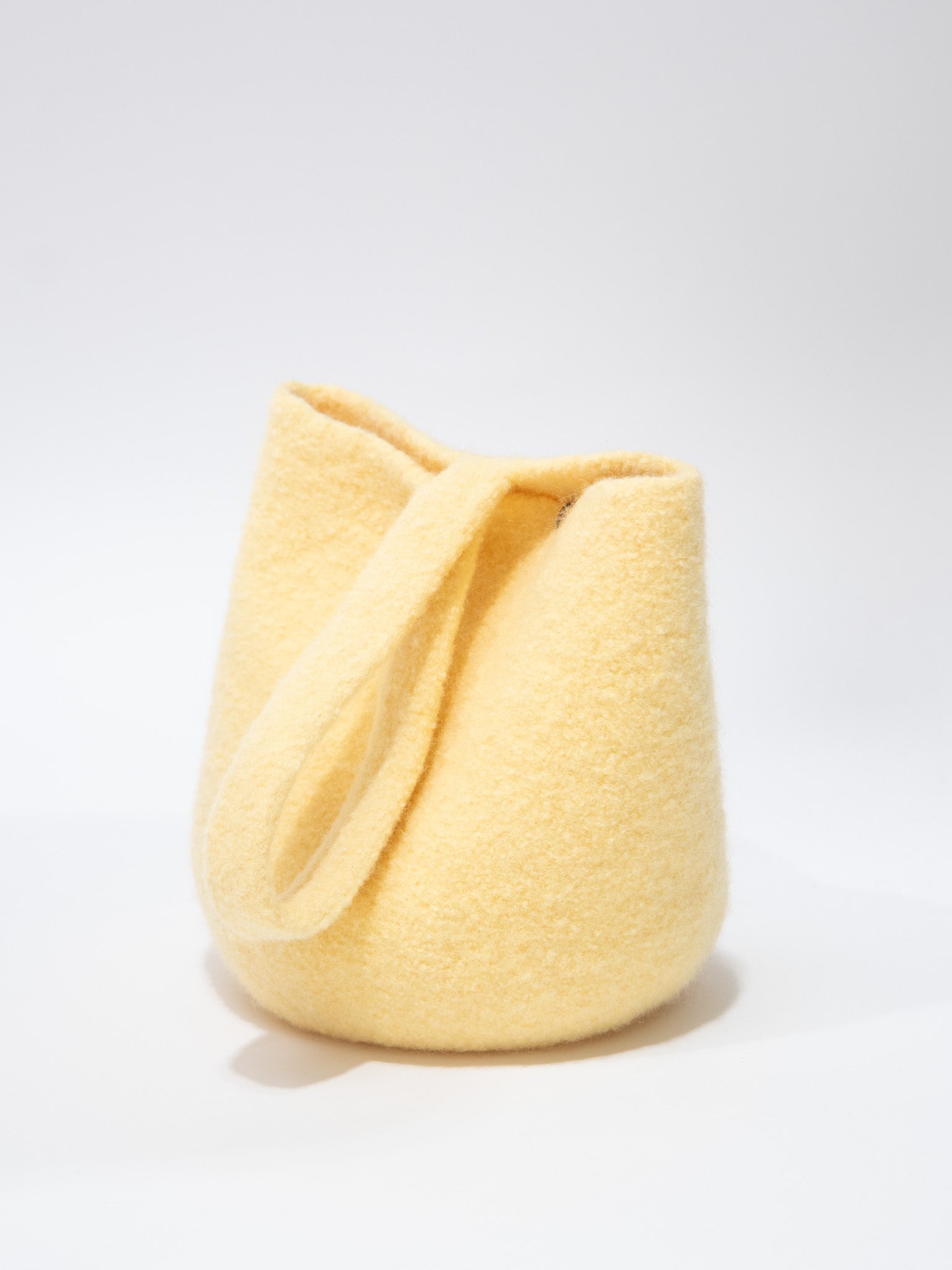 The Drop Dallas Bucket Bag - Yellow & Natural Straw Crossbody Bag For Women