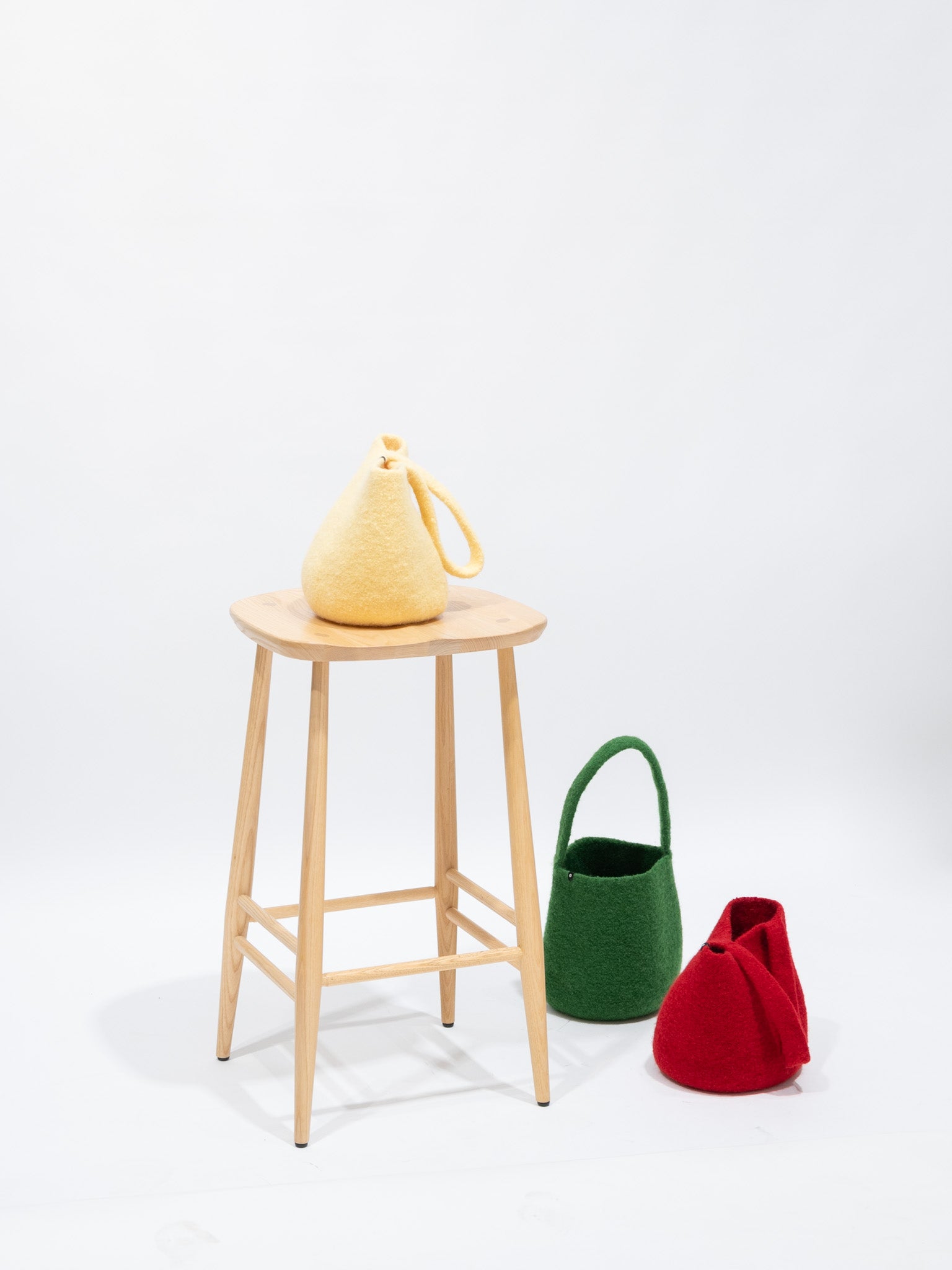 Namu Shop - cecilie telle Small Bucket Bag - Light Yellow