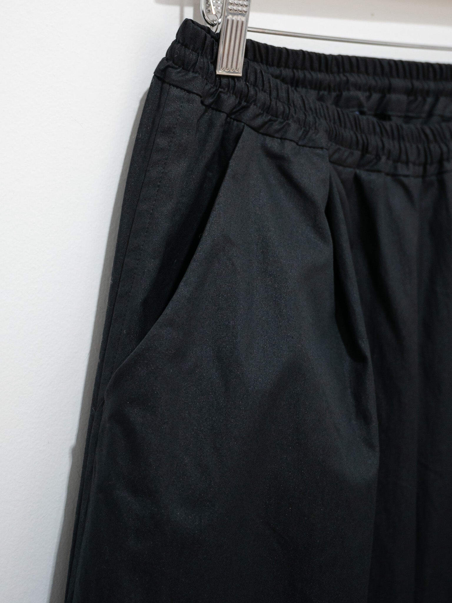 Namu Shop - Veritecoeur C/N Straight Pants - Black