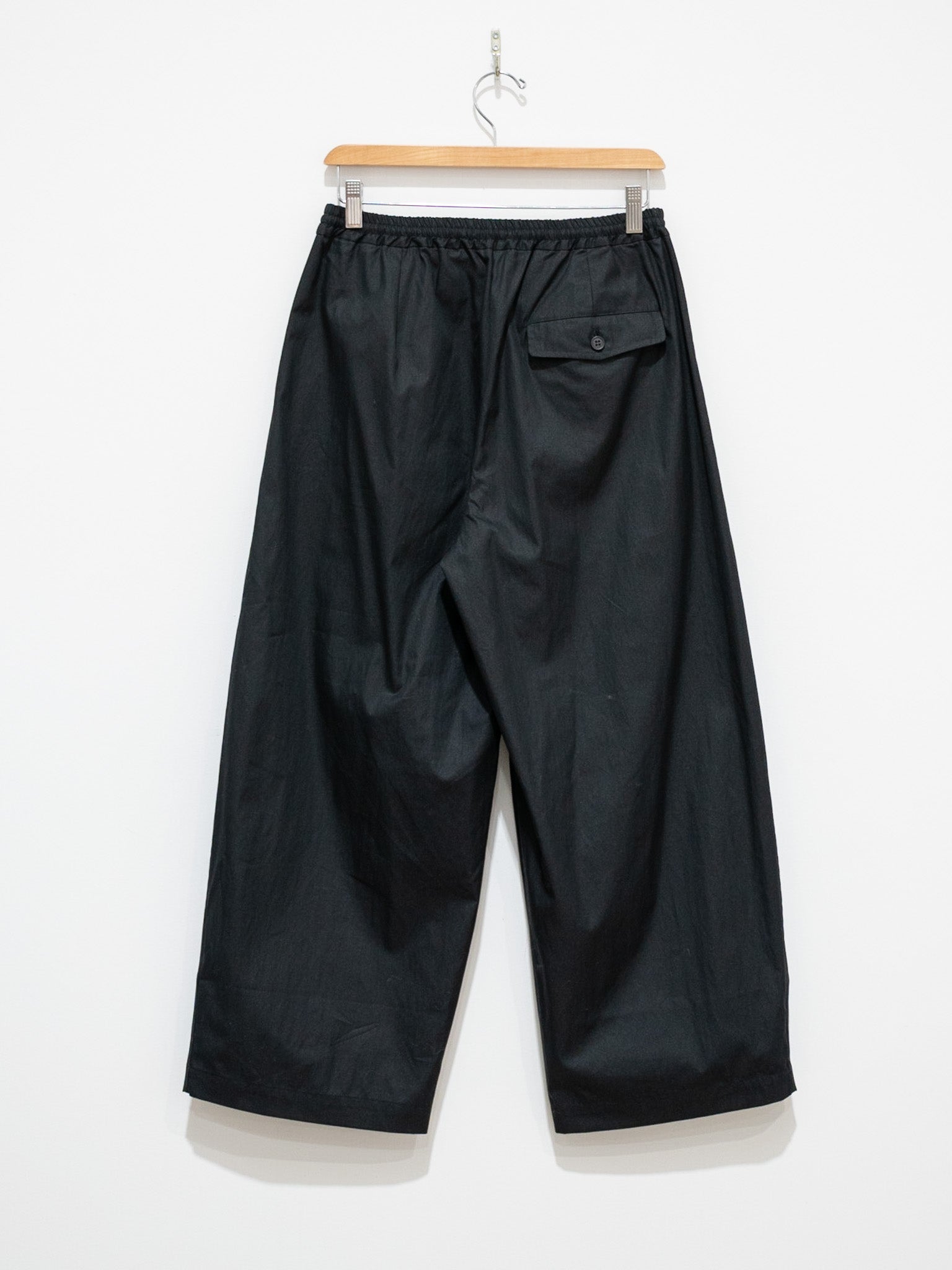 Namu Shop - Veritecoeur C/N Straight Pants - Black