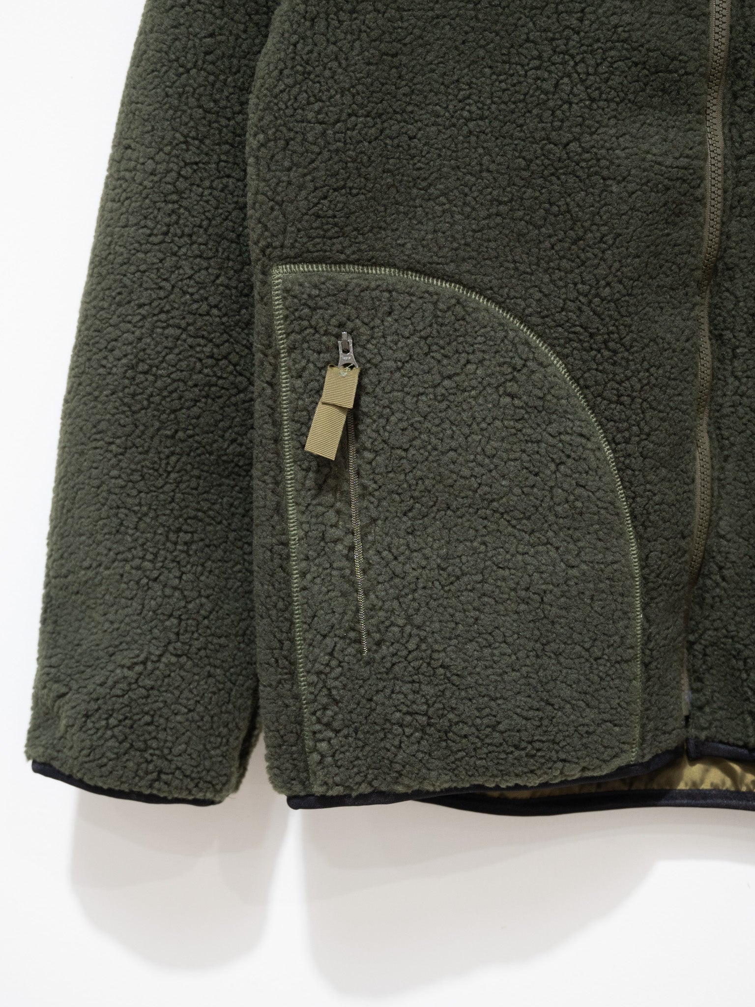 Namu Shop - Fujito Fleece Blouson - Olive Green