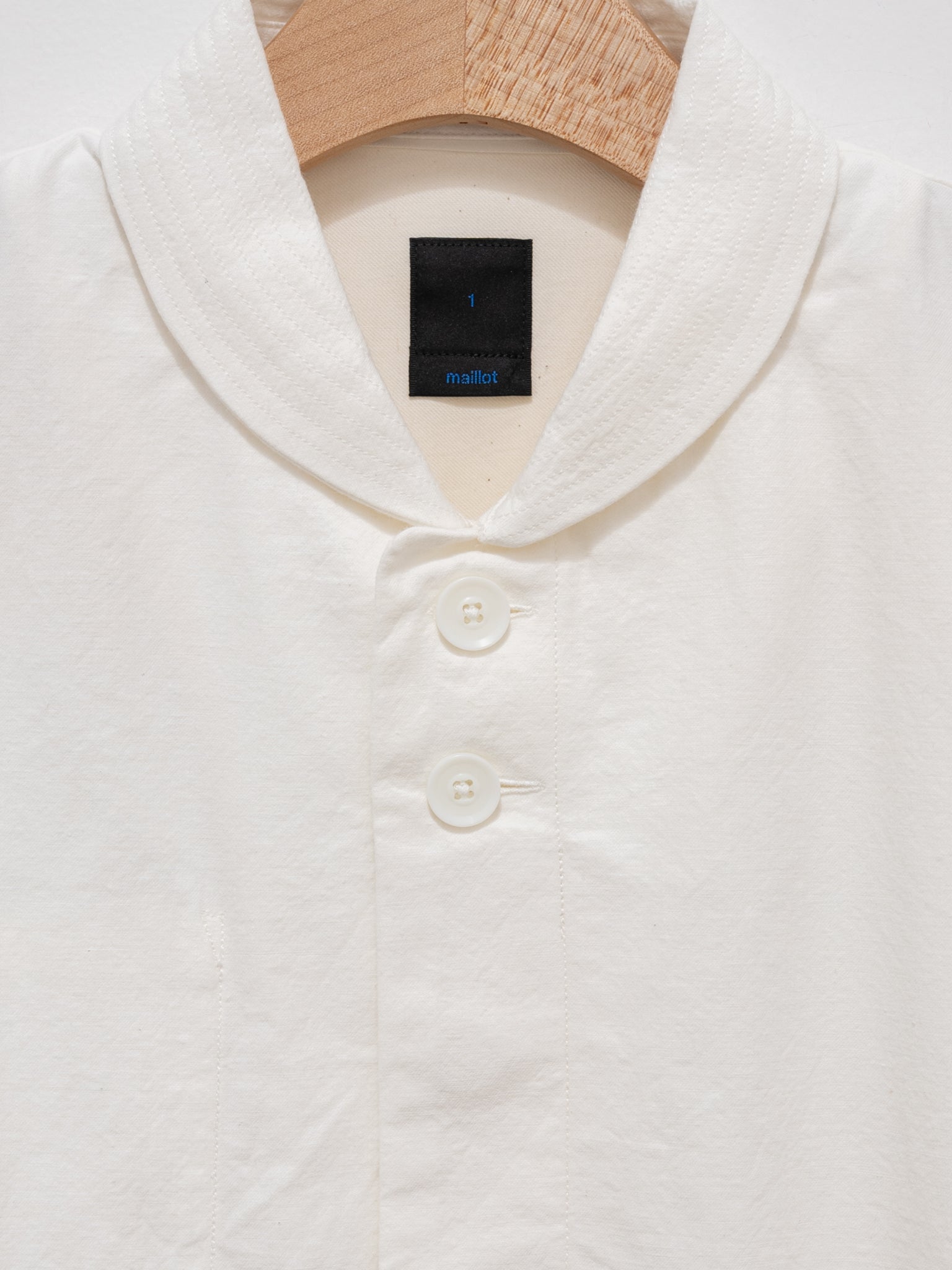 Namu Shop - Maillot Chino Deck Shirt - White