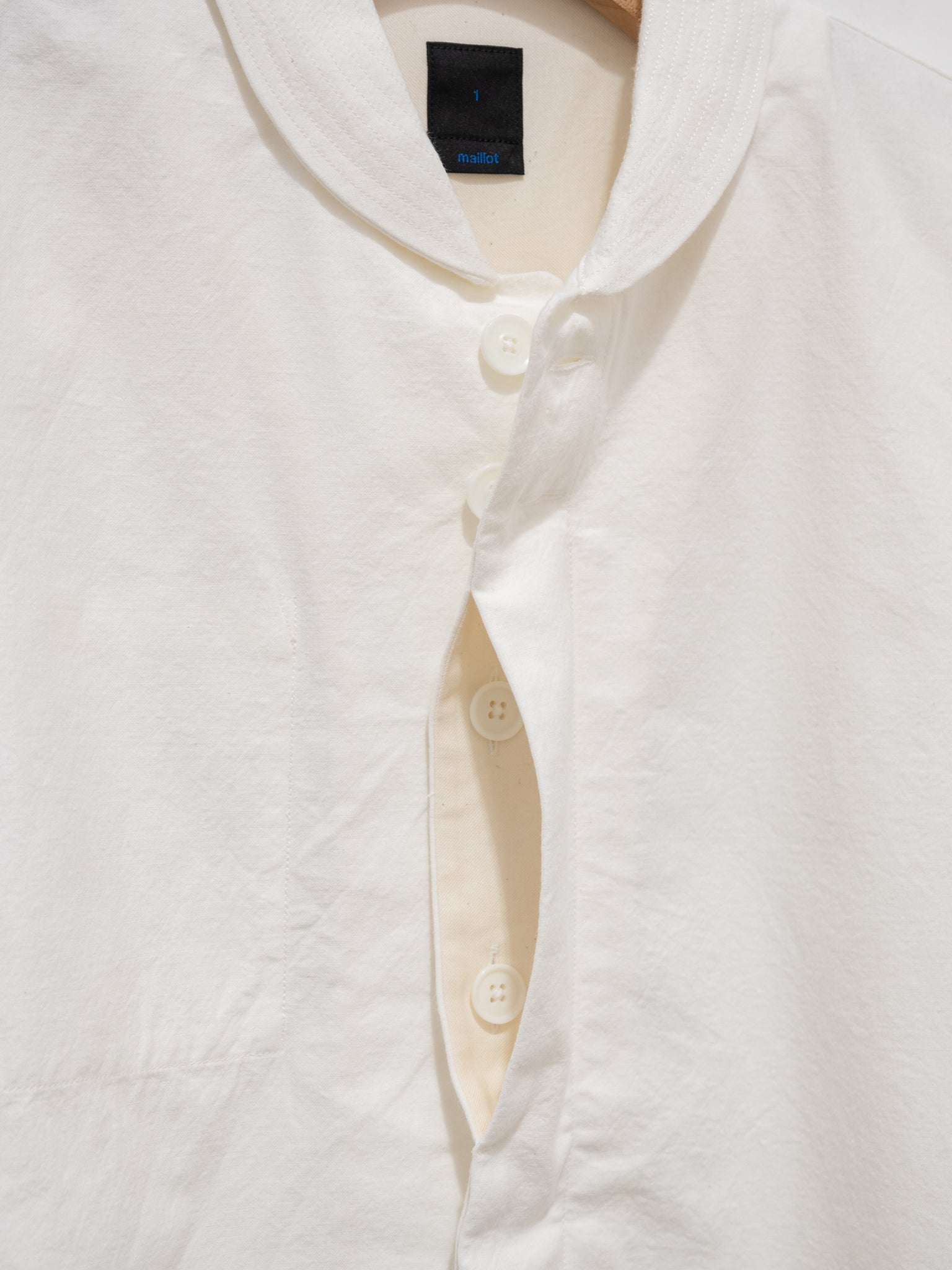 Namu Shop - Maillot Chino Deck Shirt - White