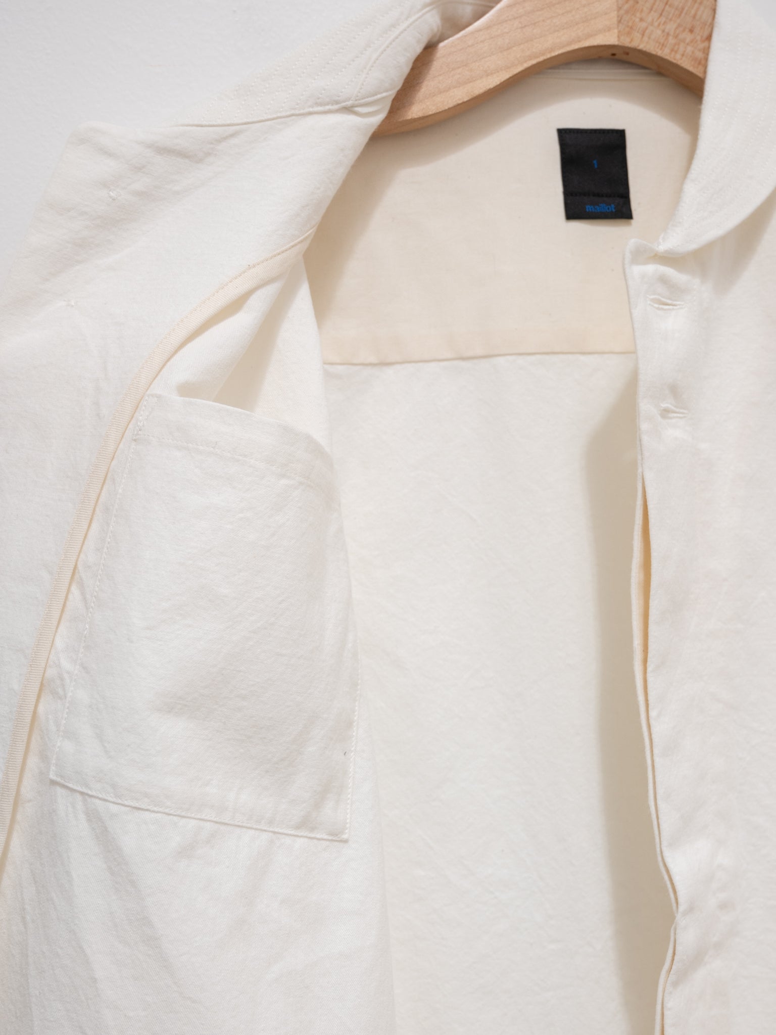 Namu Shop - Maillot Chino Deck Shirt - White