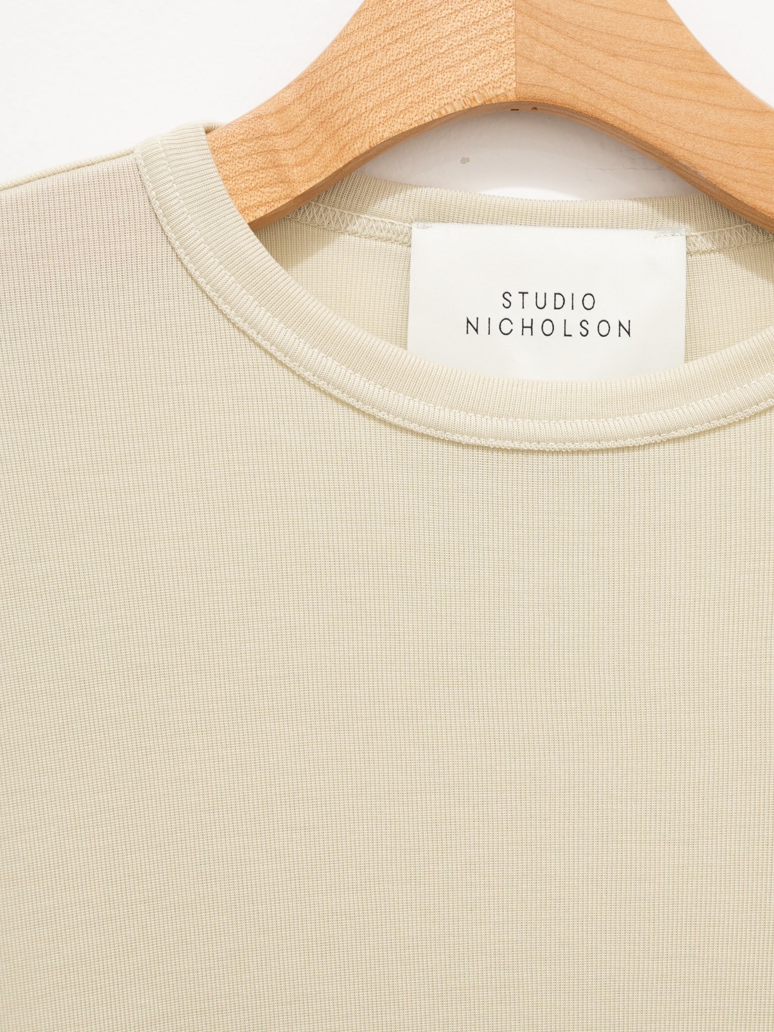 Namu Shop - Studio Nicholson Rond Jersey T-Shirt - Bamboo