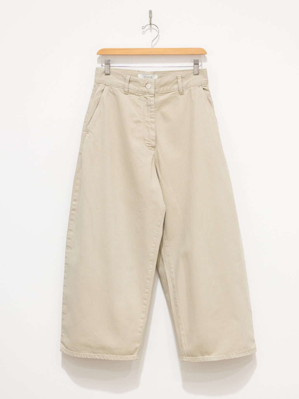 Namu Shop - Studio Nicholson Chalco Wide Crop Pant - Dove