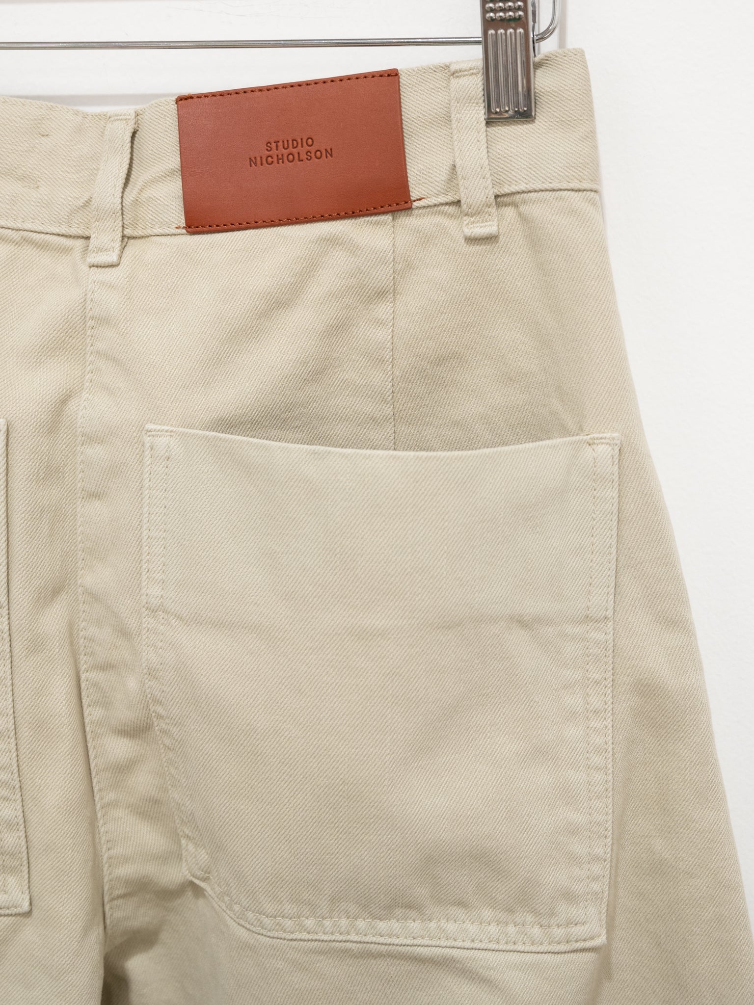 Namu Shop - Studio Nicholson Chalco Wide Crop Pant - Dove