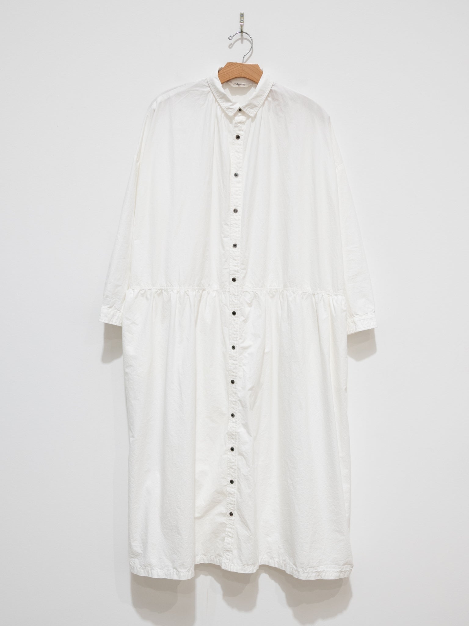 Namu Shop - Ichi Antiquites OUMISARASHI Shirt Dress - White