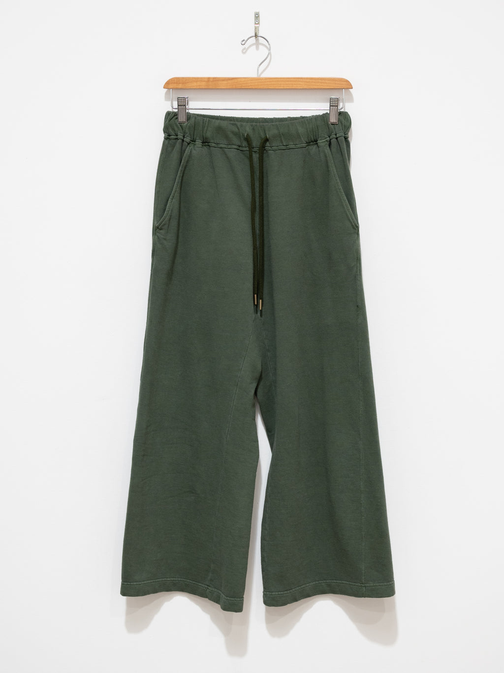 Namu Shop - Ichi Antiquites Pigment French Terry Pants - Green