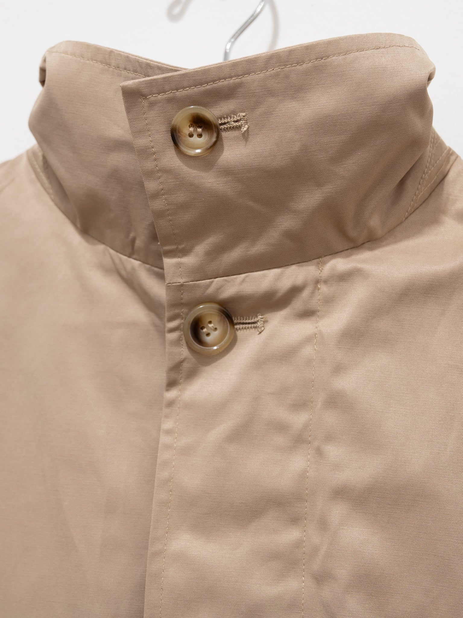 Namu Shop - ICHI Ichi x TAION Coat + Down Vest - Beige x Beige
